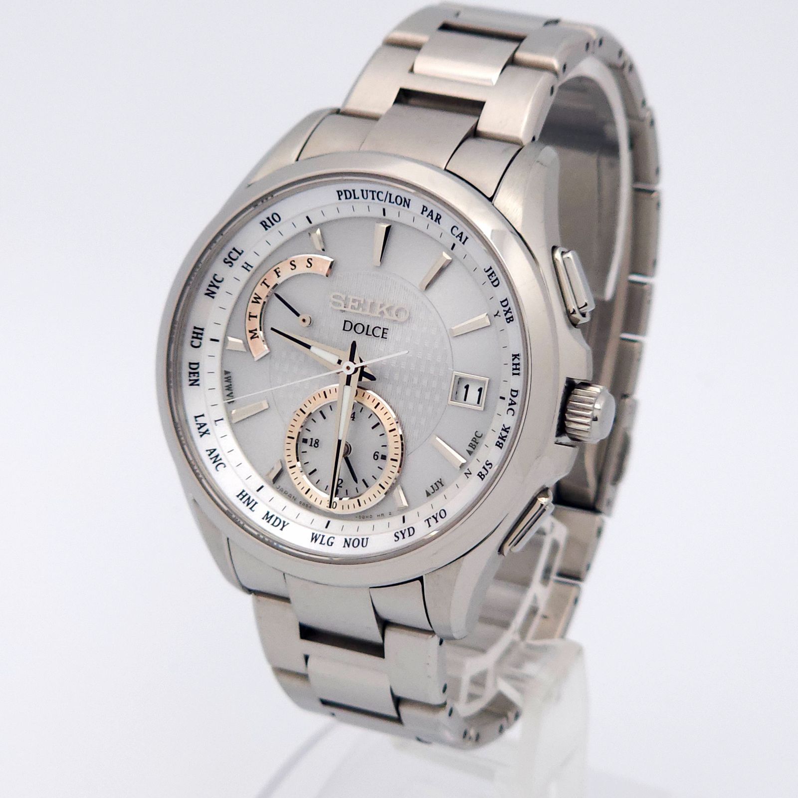 ☆良品 SEIKO セイコー ドルチェ 8B54-0BN0 ソーラー電波 動作品