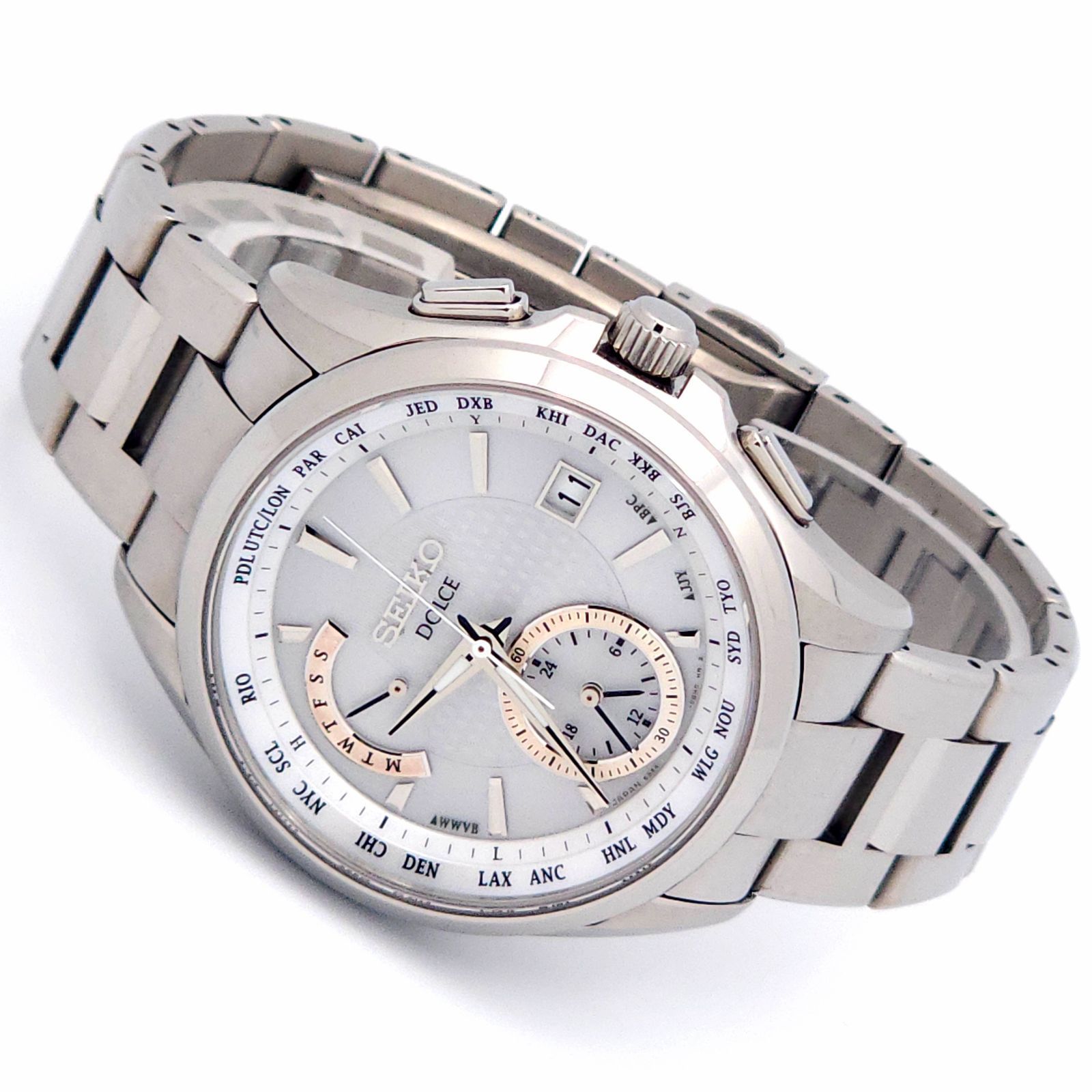 ☆良品 SEIKO セイコー ドルチェ 8B54-0BN0 ソーラー電波 動作品