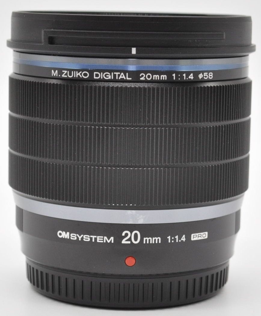 上品! OLYMPUS オリンパス M ZUIKO DIGITAL ED 20 mm F 1 4 PRO あるとうれしい元箱＆フード付き