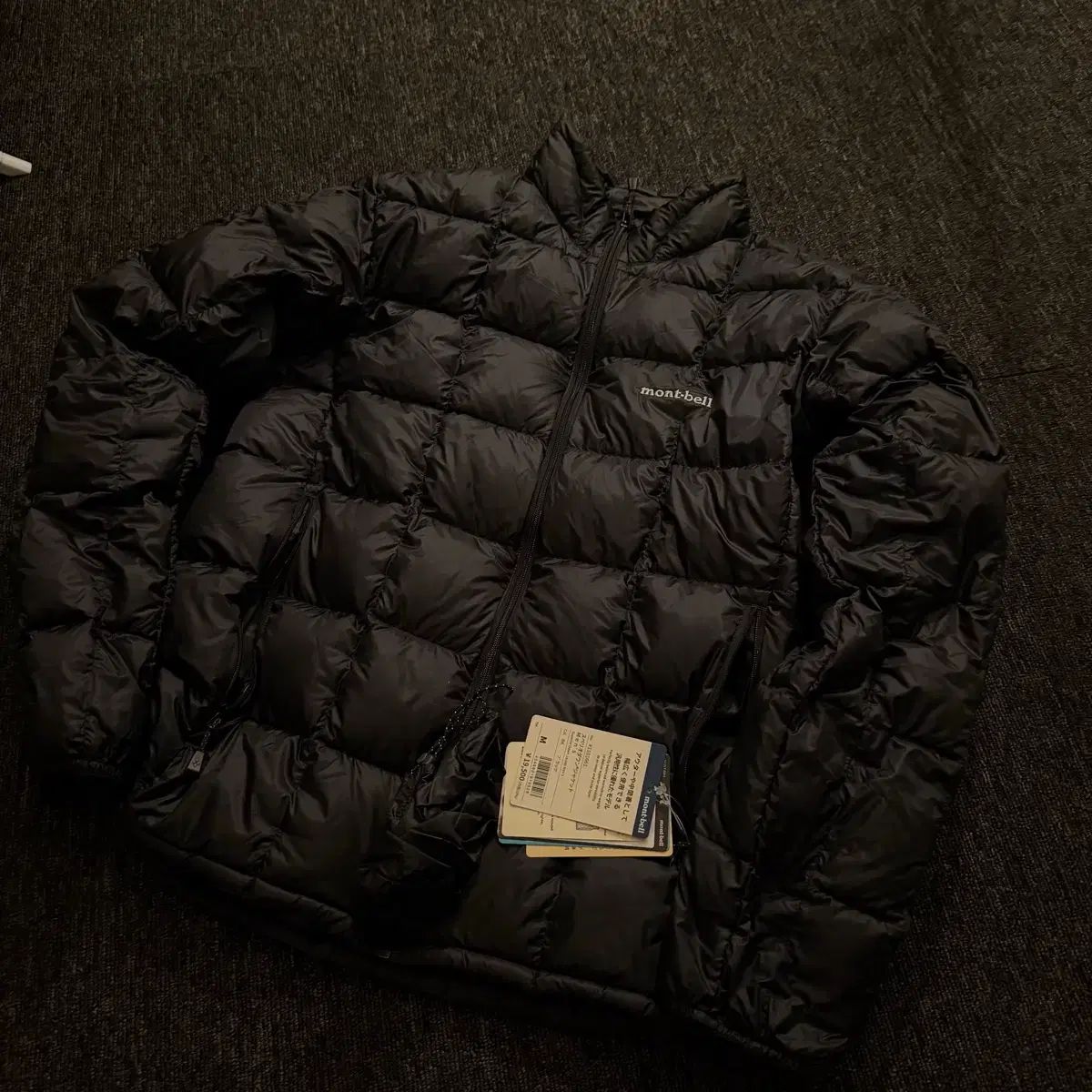m モンベル シューペリア ダウン ジャケット EX 800 軽量ダウン ブラック