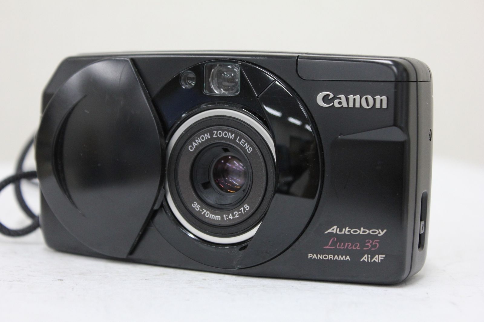 キャノン Canon Autoboy Luna 35 ブラック 35-70 mm F 4.2-7.8 コンパクトカメラ e 4462