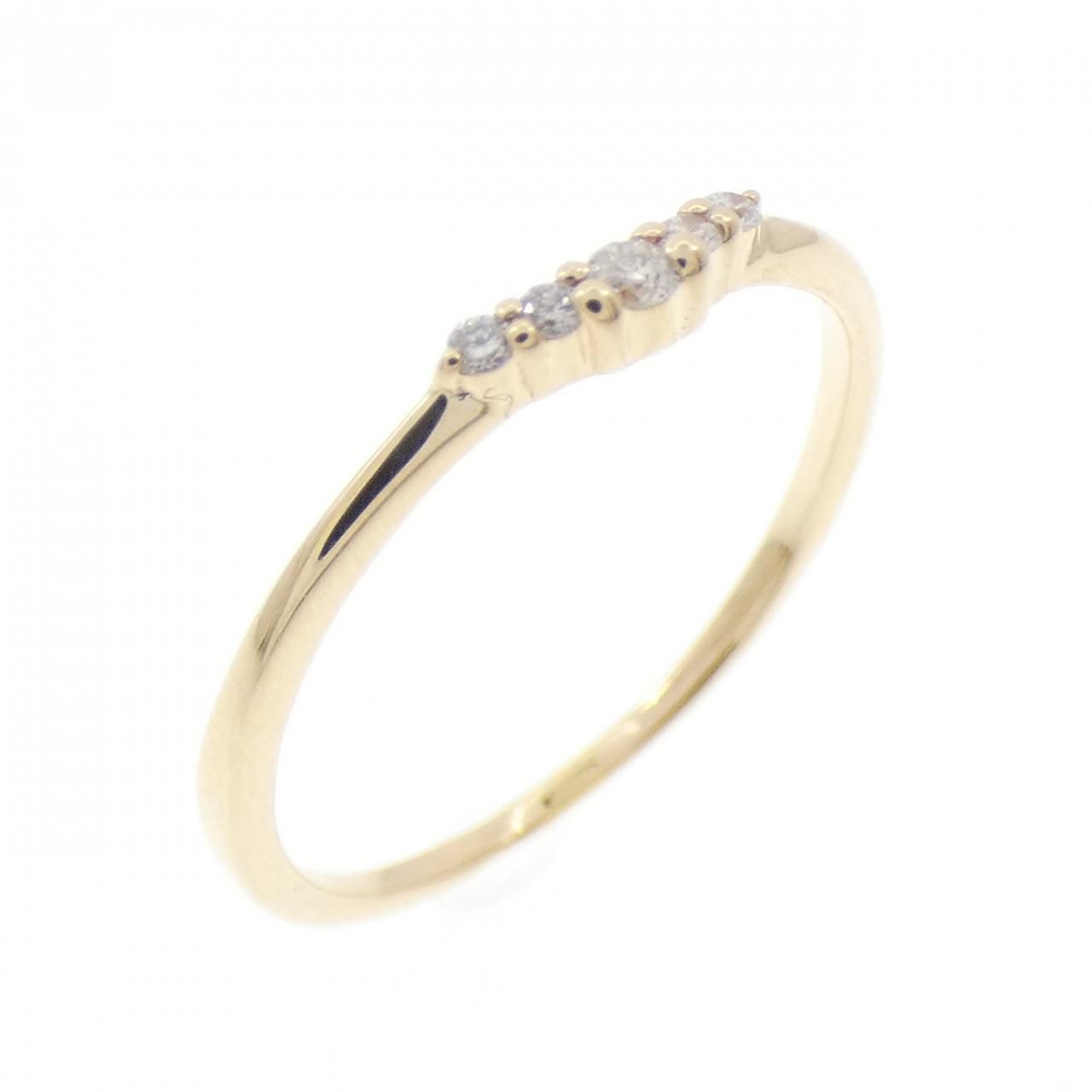 エテ リング ダイヤ ダイヤモンド 0.03ct 5P 7号 K10YG 【公式通販】