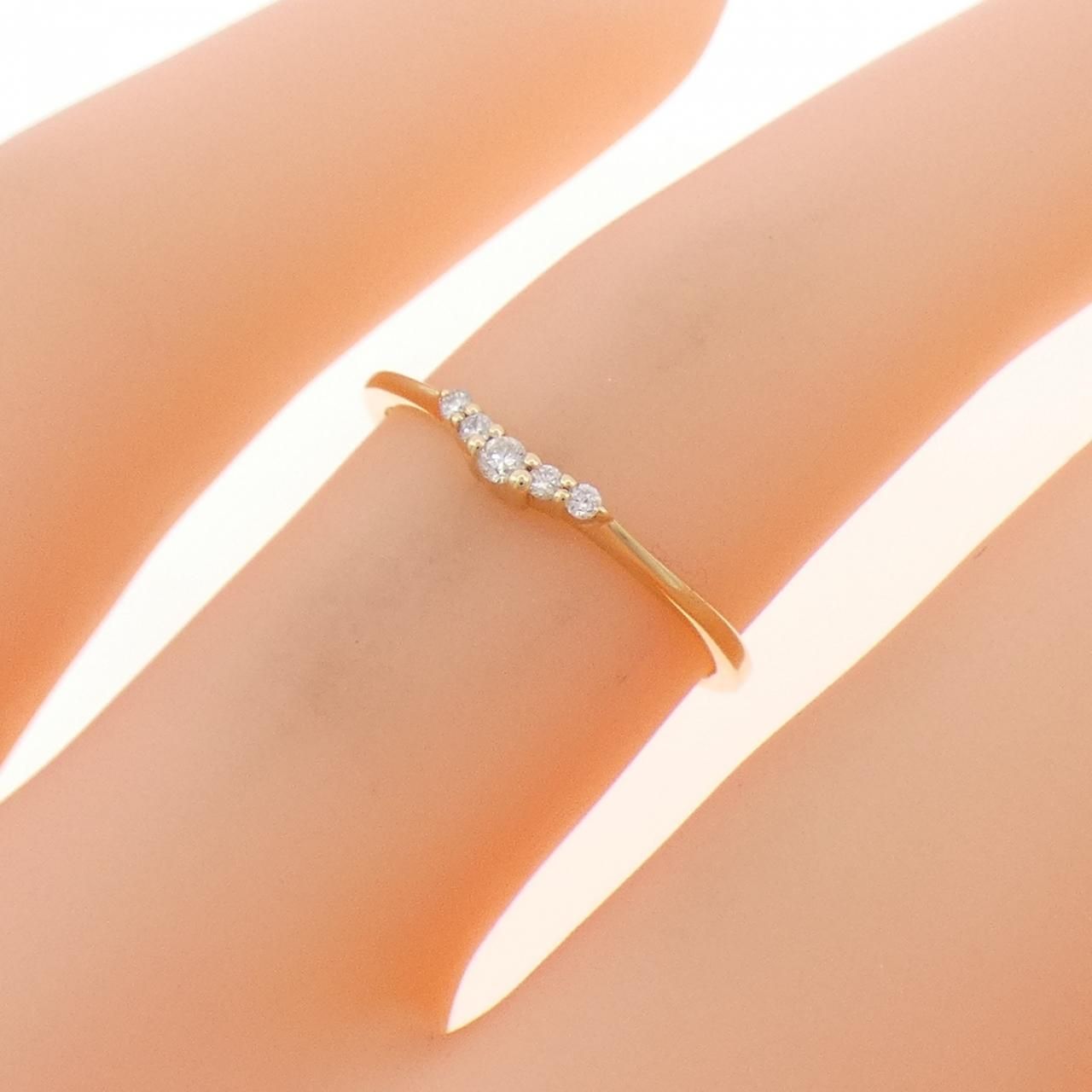 エテ リング ダイヤ ダイヤモンド 0.03ct 5P 7号 K10YG 【公式通販】