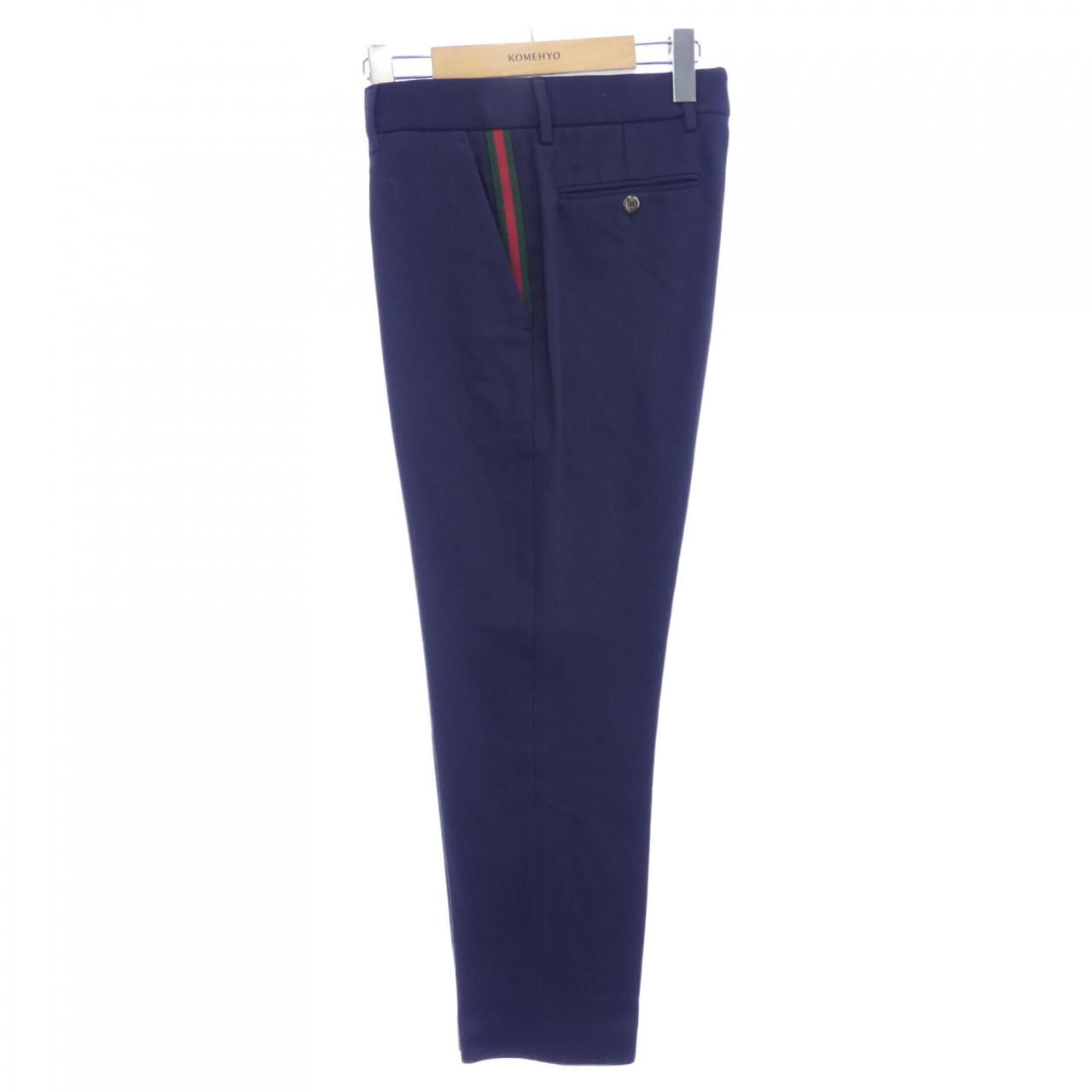 グッチ GUCCI ウェブストライプコットンアンクルパンツ 668588 Z 8 AQY パンツ