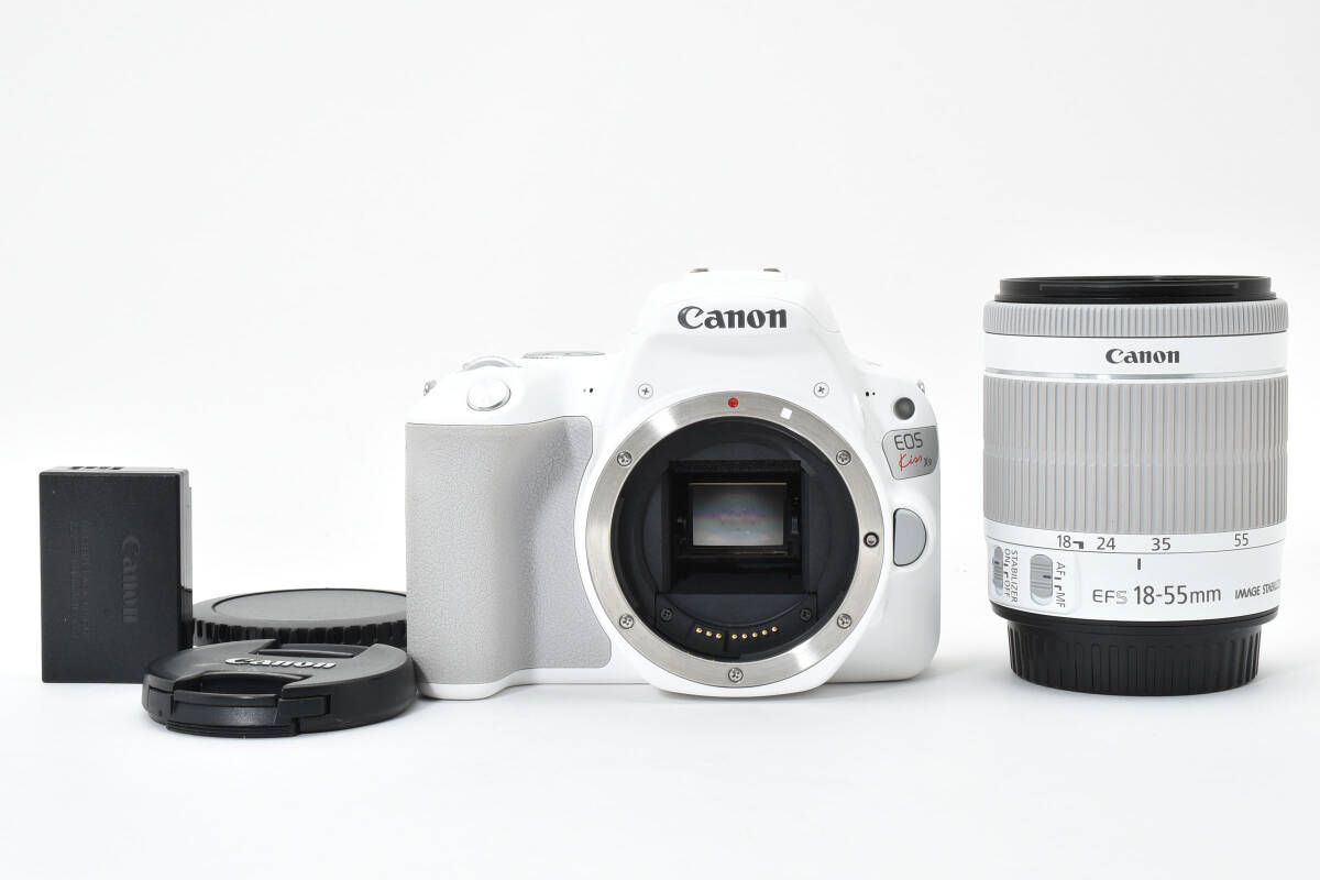 ☆極上品☆キヤノン Canon EOS Kiss X9 ボディ ホワイト / EF-S 18