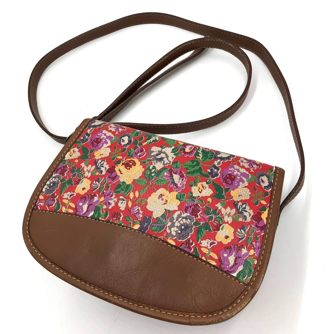 美品】KENZO ケンゾー flower pattern shoulder bag ヴィンテージ