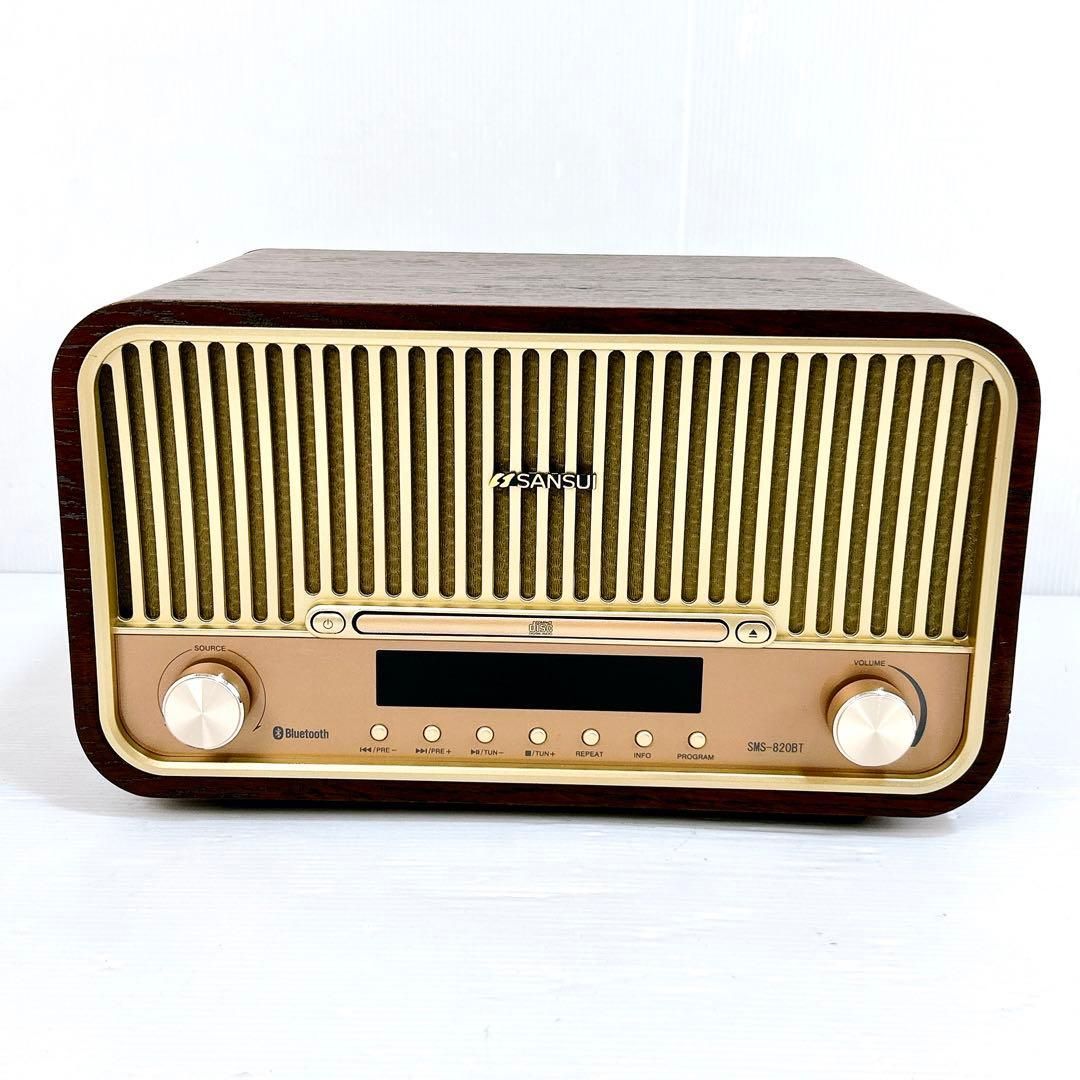 SANSUI サンスイ Bluetooth CDステレオシステム SMS 820 BT