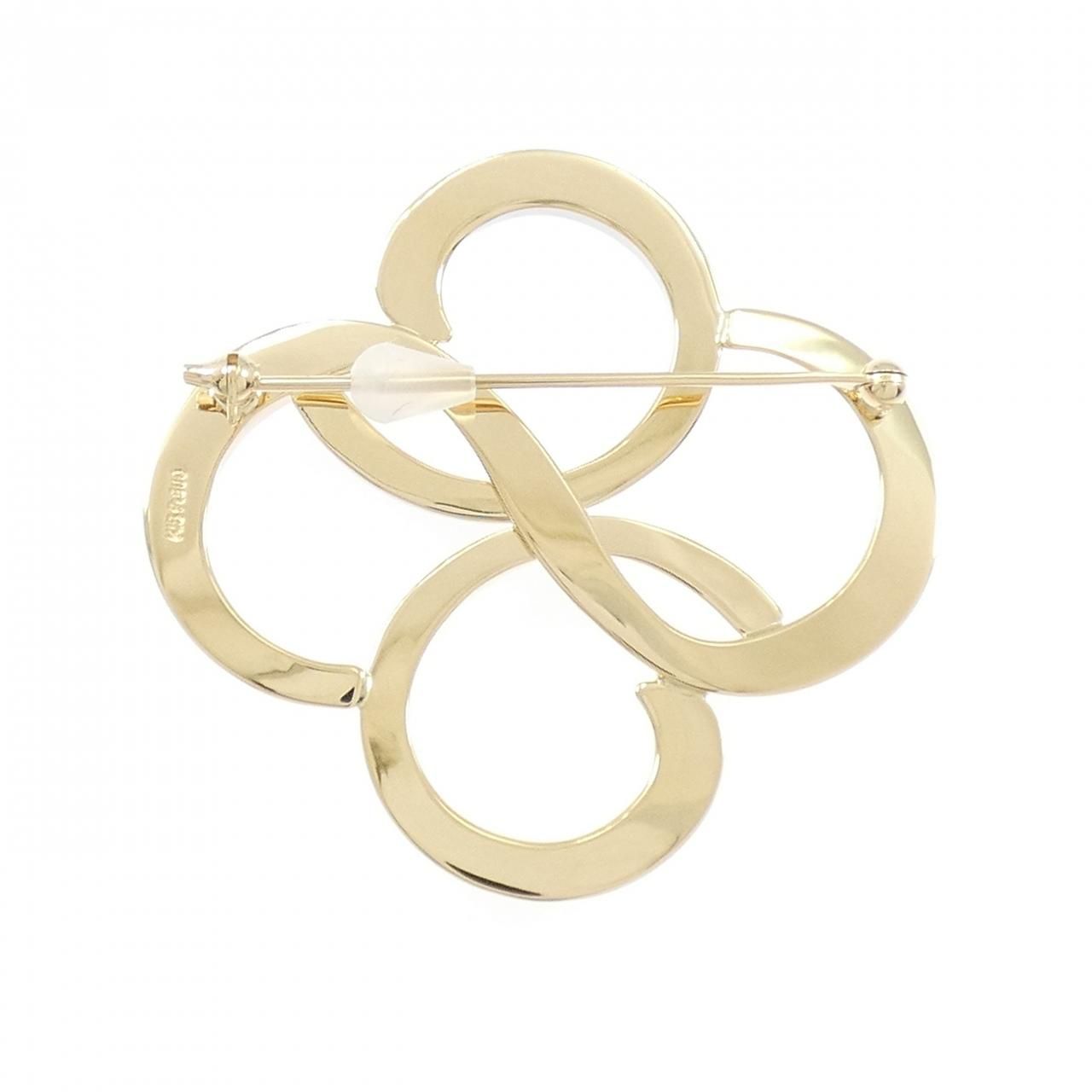  K 18 YG PT 900 PG ブローチ ブローチ コサージュ アクセサリー