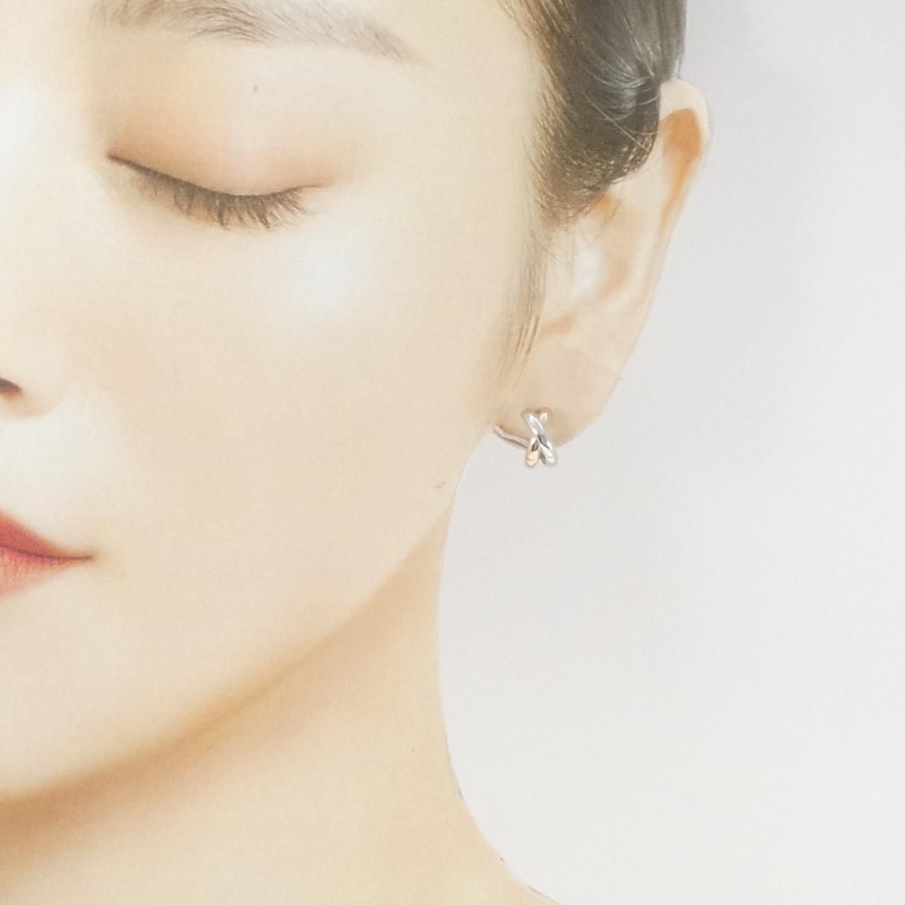  PT 900 K 18 PG YG ピアス イヤリング アクセサリー