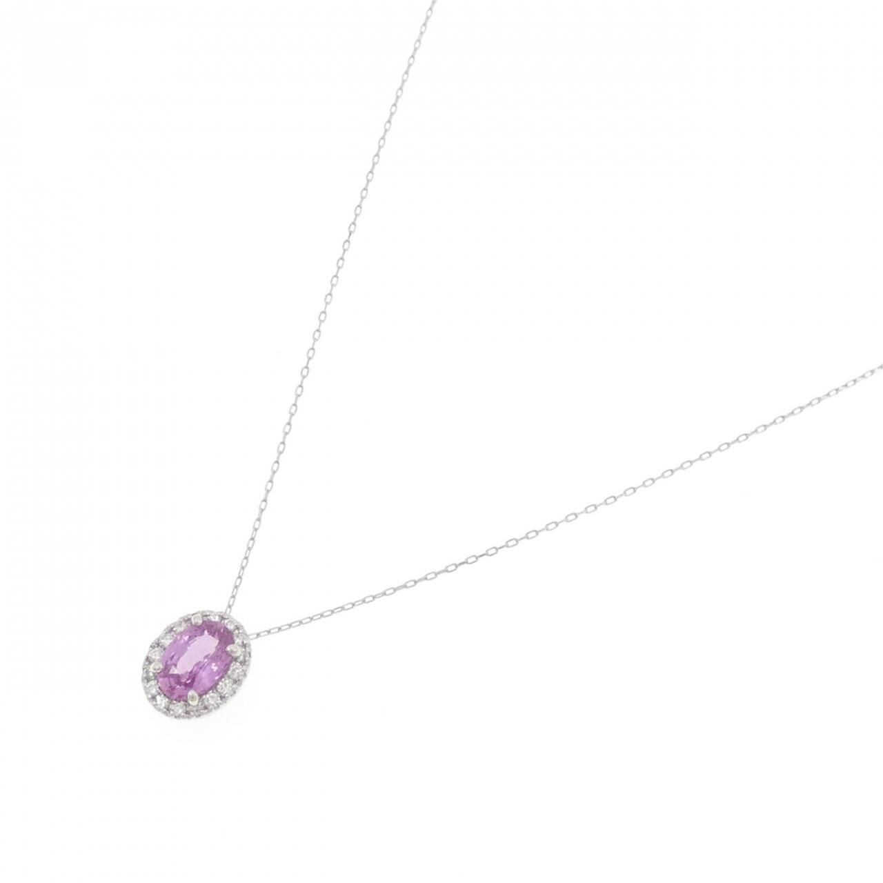 PT 900 850 サファイヤ ネックレス 0.55 CT
