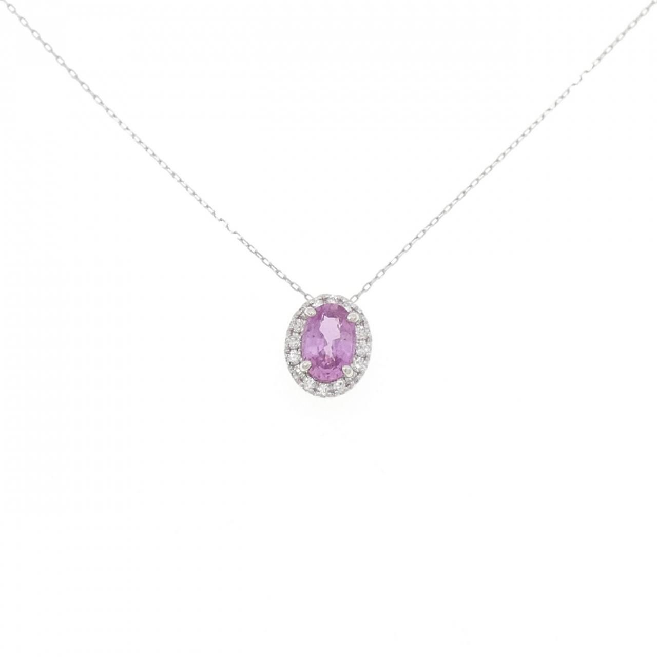 PT 900 850 サファイヤ ネックレス 0.55 CT