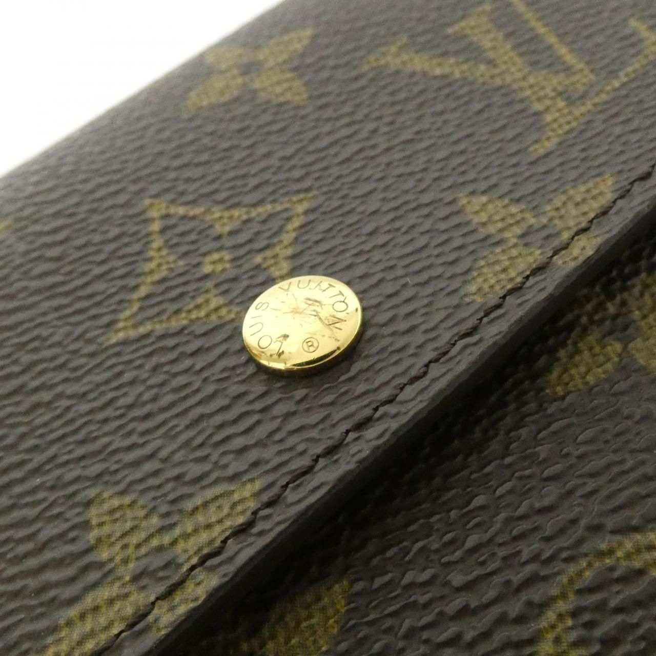 ルイヴィトン モノグラム ポルト トレゾール エテュイ パピエ M61202