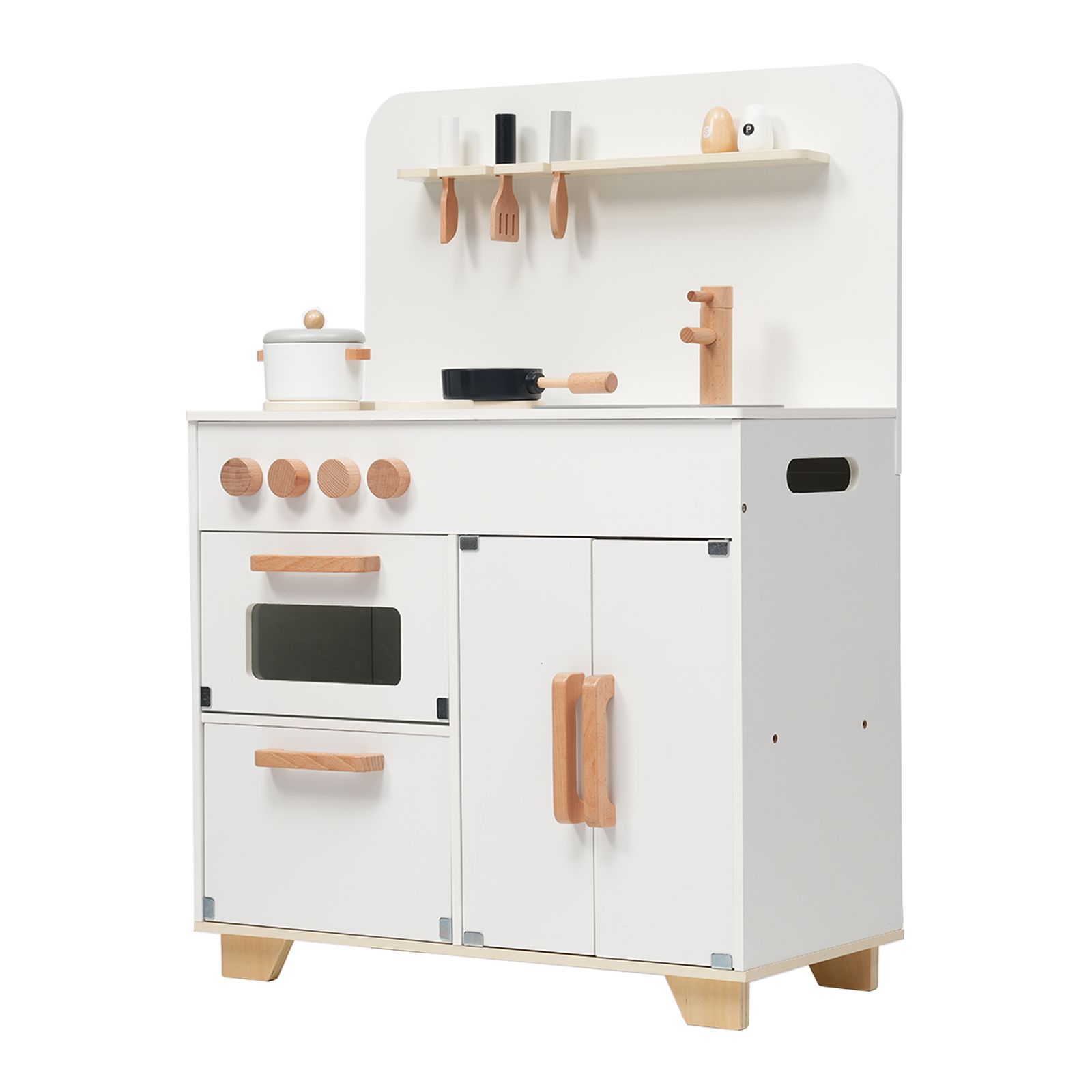 大人気商品」全新品 おままごと キッチン 木製 付属品付き ままごと 