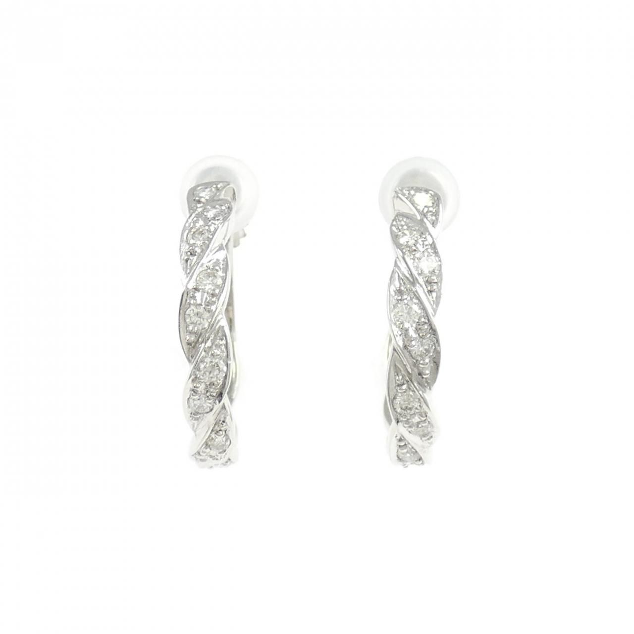 PT 900 ダイヤモンド イヤリング 0.30 CT