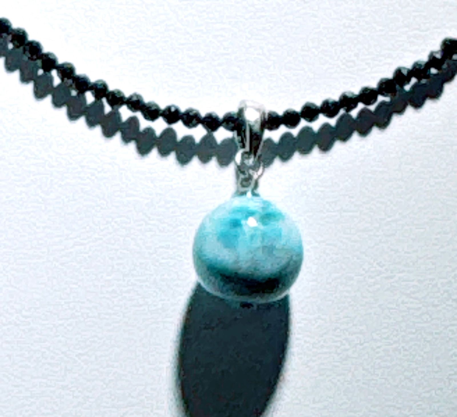 ラリマー ペンダントネックレス カリブ海の宝石】ラリマーsilver925ネックレス ネックレス・ペンダント