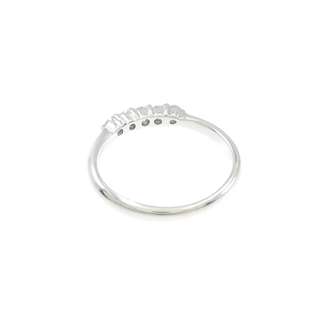 PT900 ダイヤモンド ピンキーリング 0.13CT - メルカリ