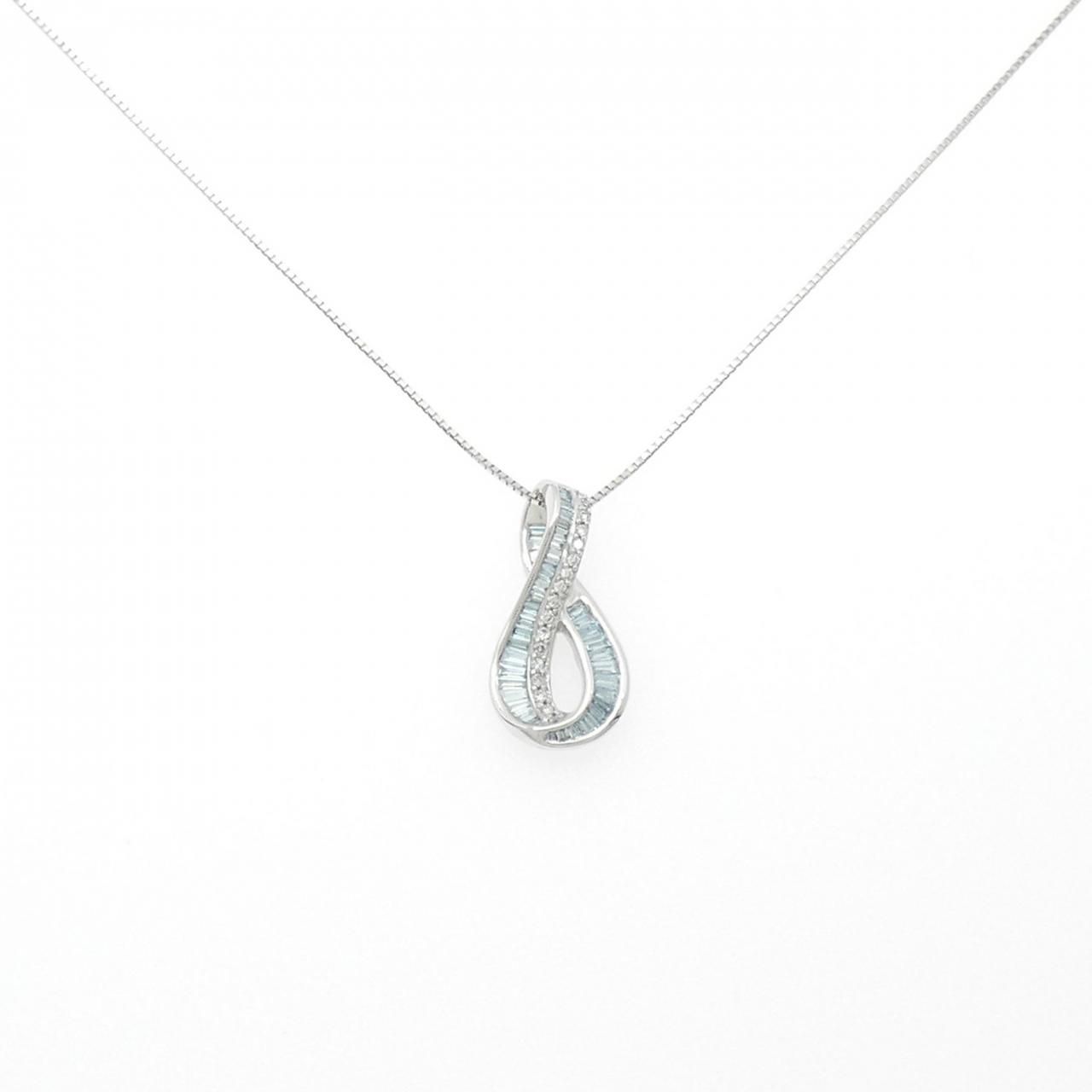 K 18 WG ダイヤモンド ネックレス 0 35 CT