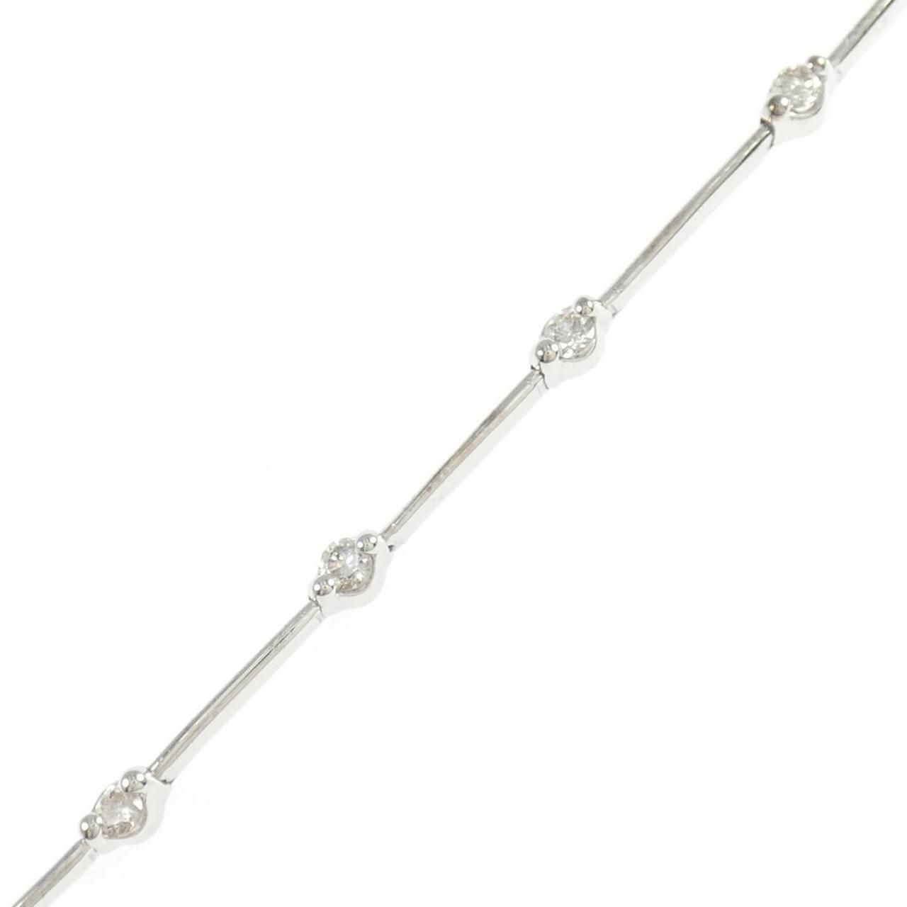 K 18 WG ダイヤモンド ブレスレット 0 72 CT