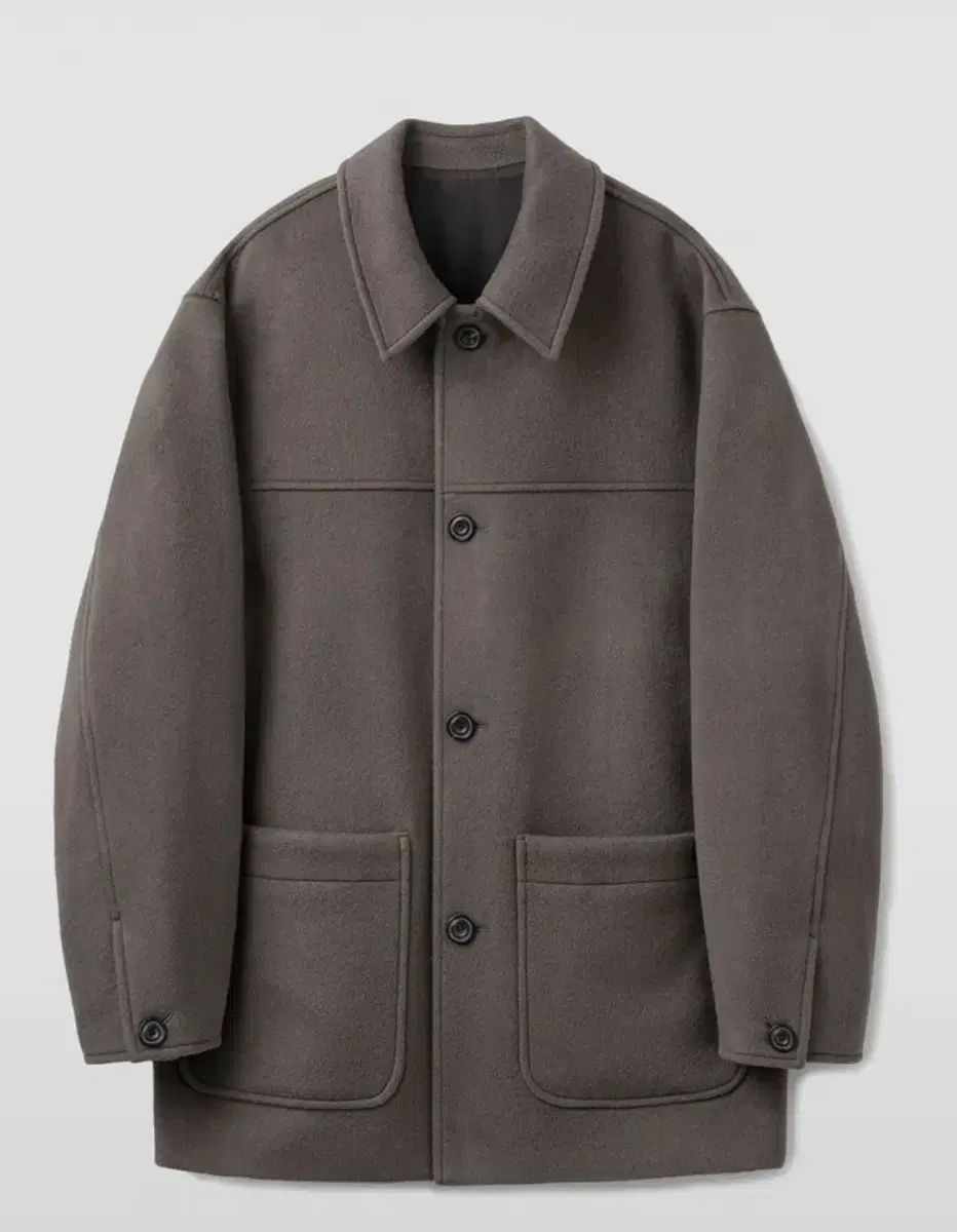 YUNION BLUE ユニオンブルー LENITAS HALF COAT KHAKI BROWN