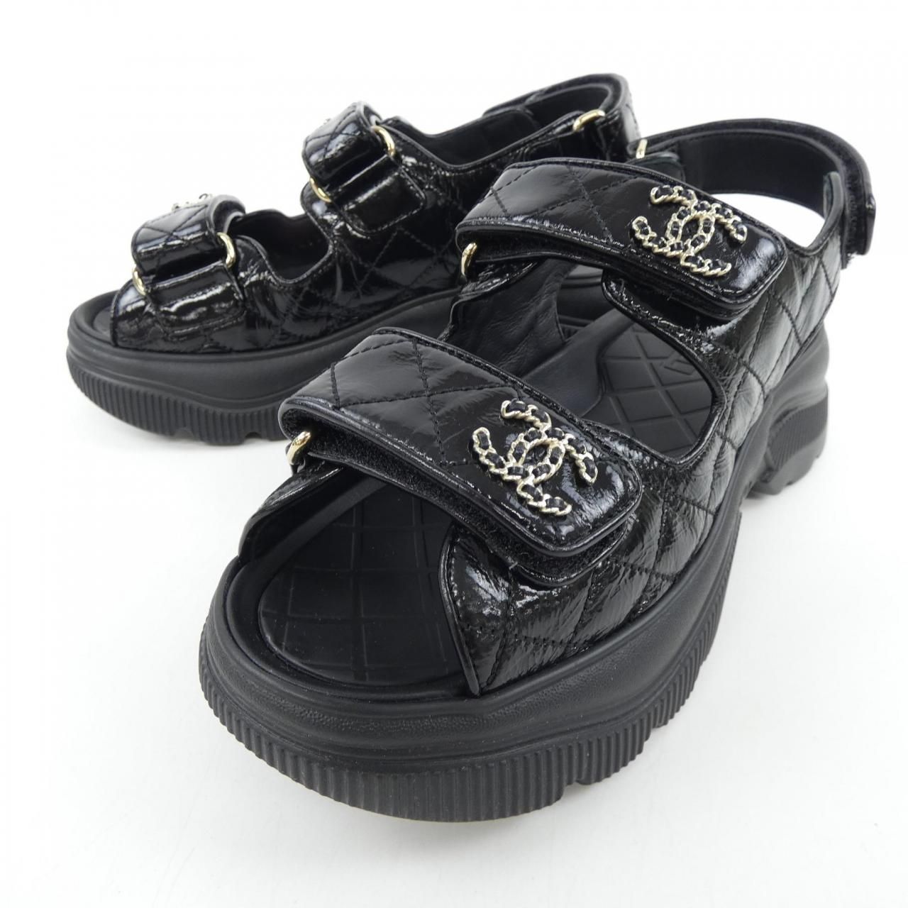 シャネル CHANEL G46293B21695 サンダル - メルカリ