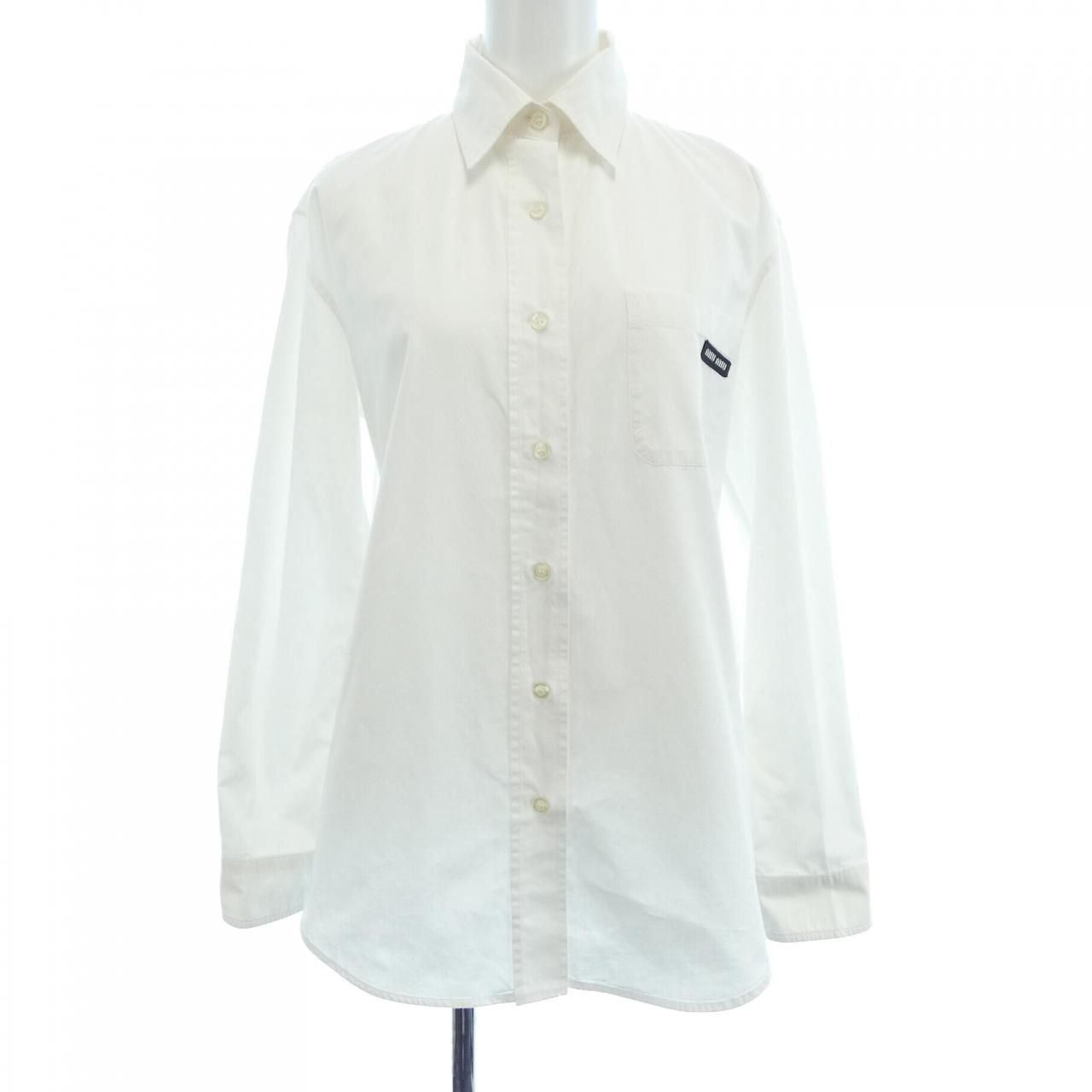 ミュウミュウ MIU ロゴ DNA 067 10 RG シャツ