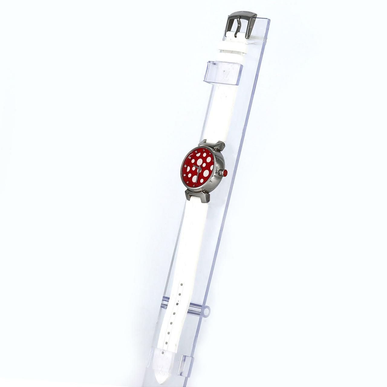 ルイヴィトン タンブール･10 P 草間彌生 LIMITED Q 12 M 7 SS クォーツ