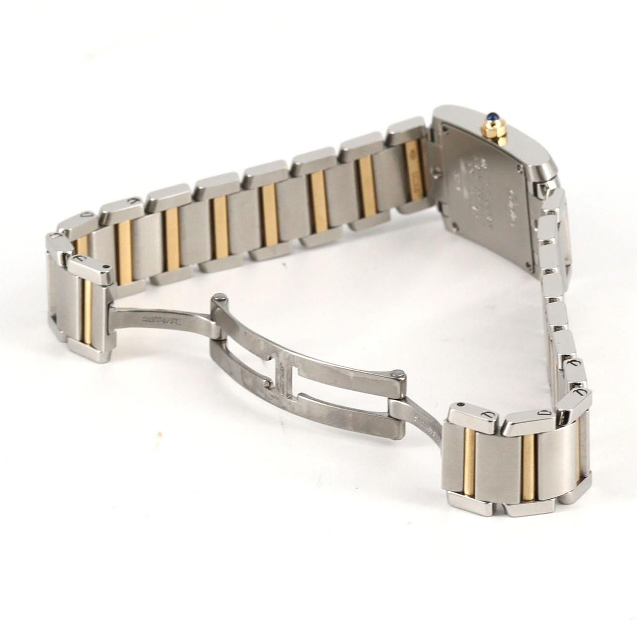 カルティエ タンクフランセーズSM コンビ W51007Q4 SSxYG クォーツ