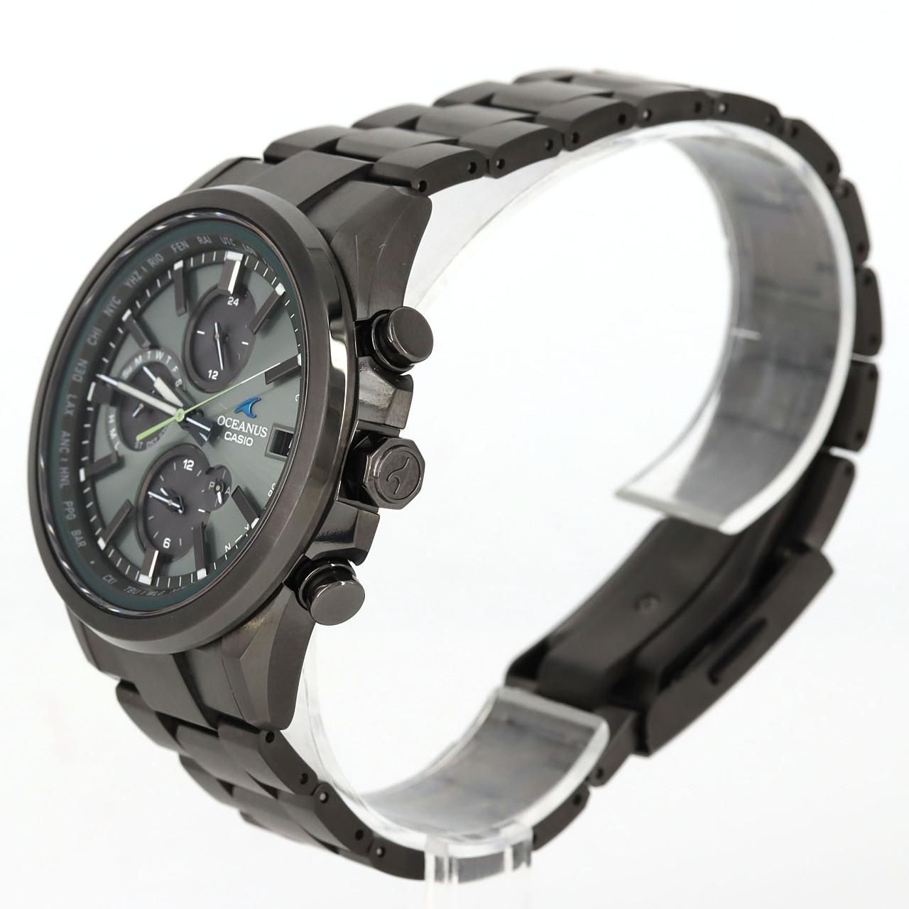 カシオ オシアナス 電波時計 OCW T 4000 BA 1 A 3 JF TI ソーラークォーツ