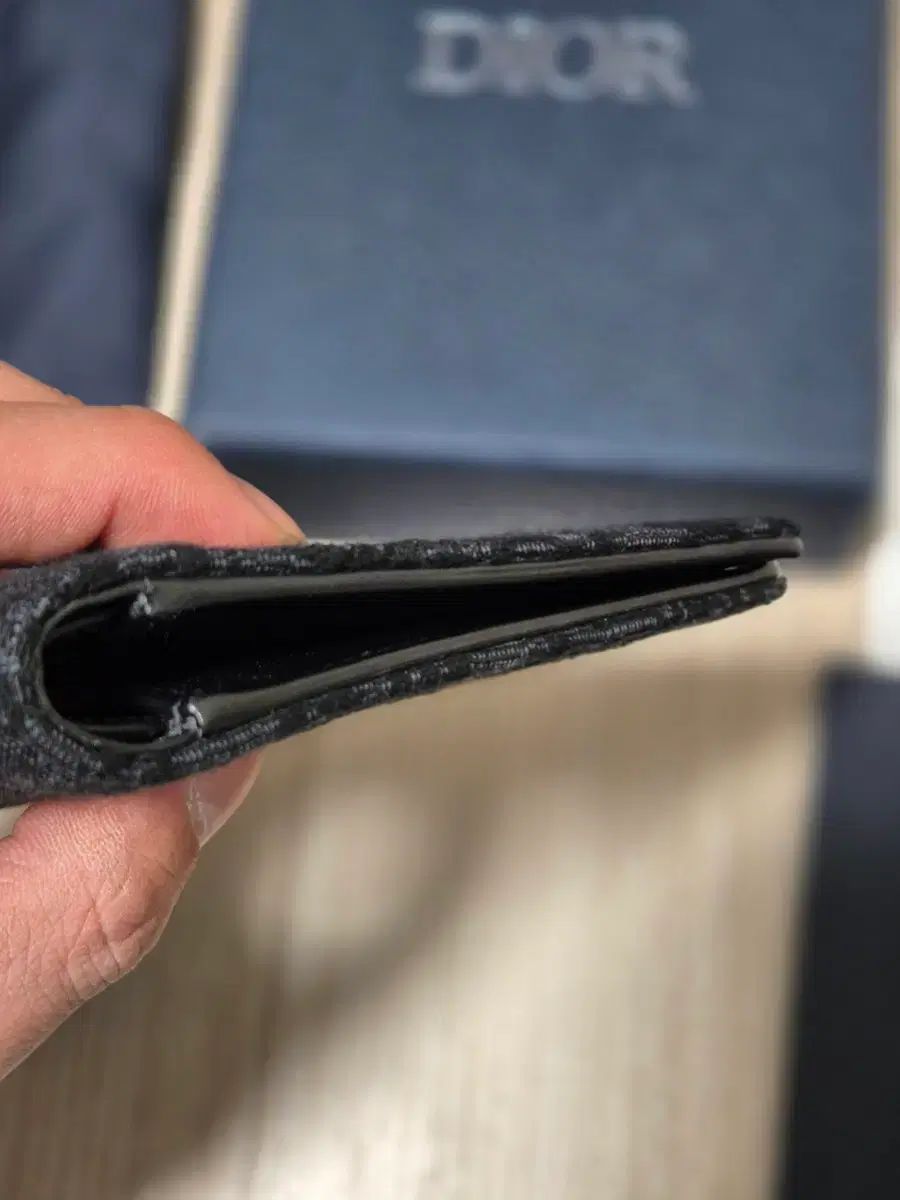 ディオールオブリーク二つ折り財布｜ディオール二つ折り財布｜フルセット｜レシート｜