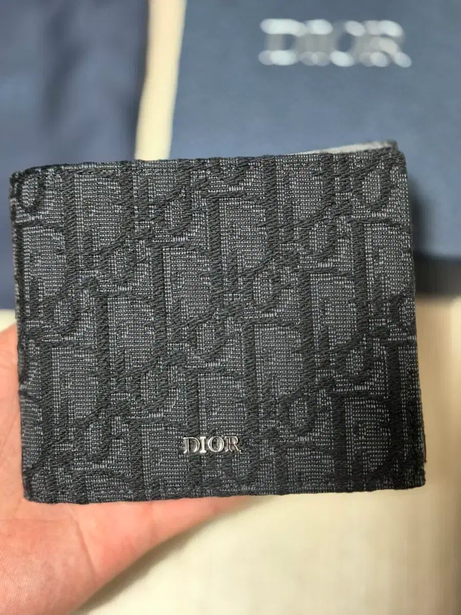 ディオールオブリーク二つ折り財布｜ディオール二つ折り財布｜フルセット｜レシート｜