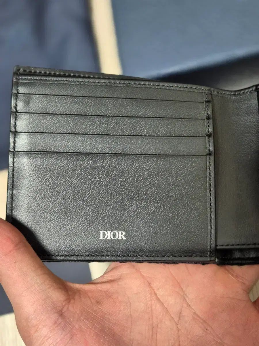 ディオールオブリーク二つ折り財布｜ディオール二つ折り財布｜フルセット｜レシート｜