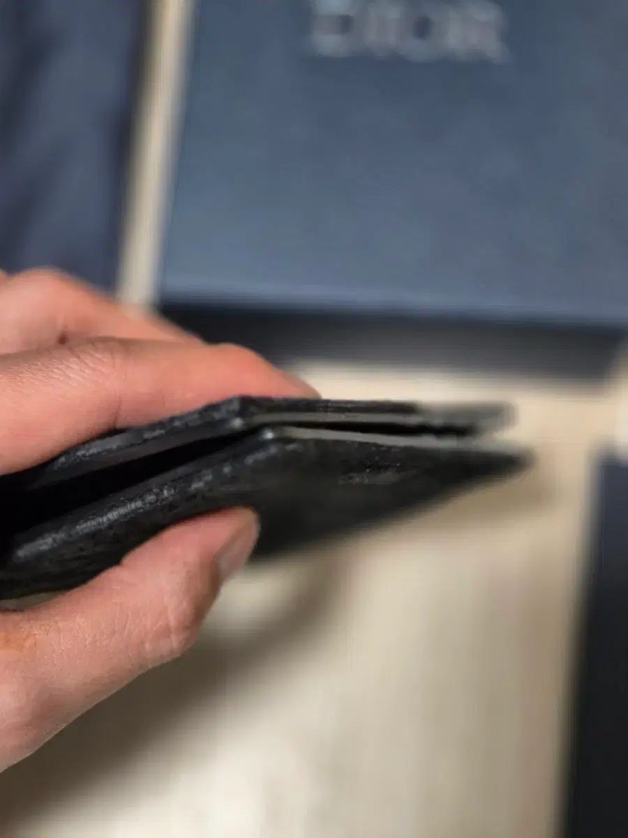 ディオールオブリーク二つ折り財布｜ディオール二つ折り財布｜フルセット｜レシート｜