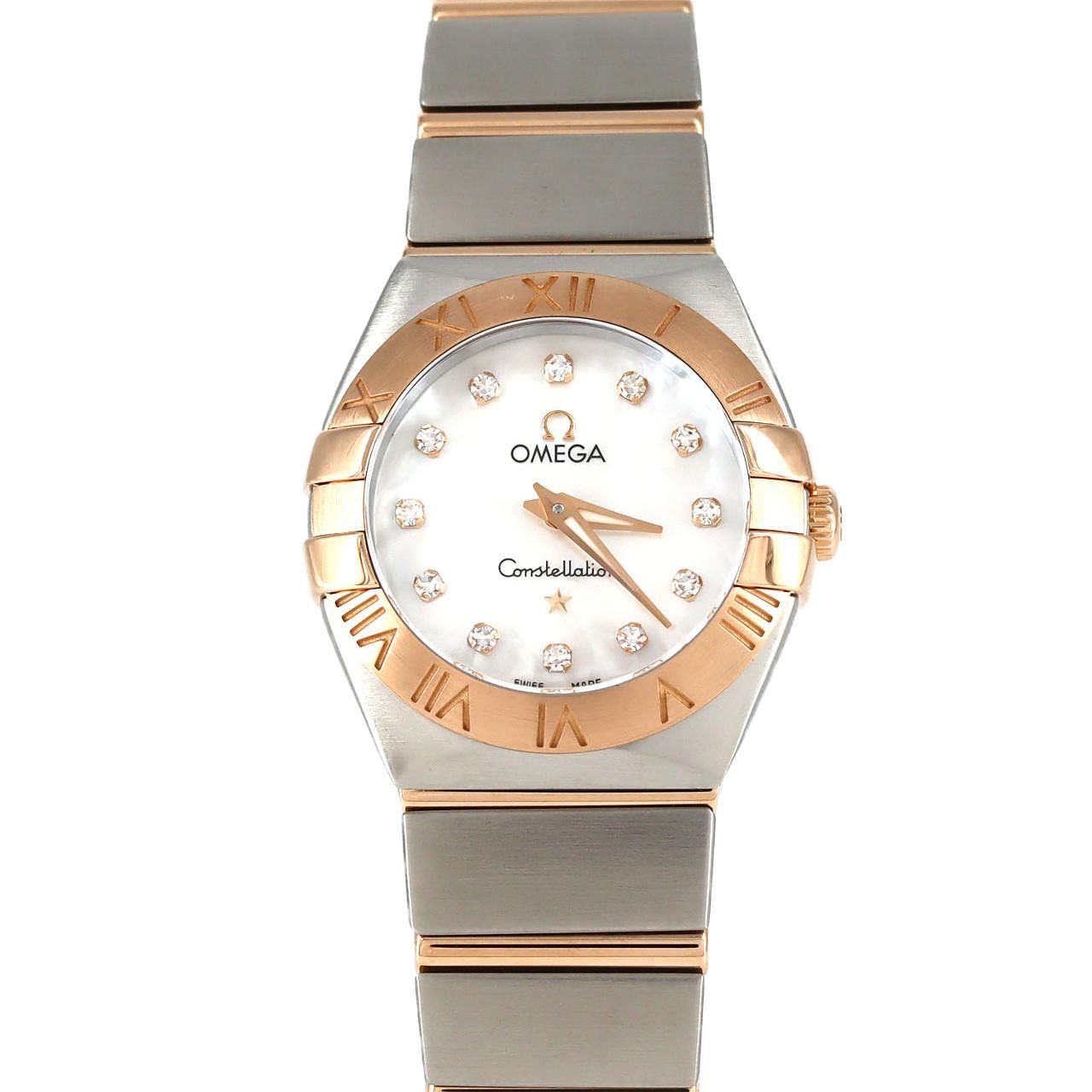 オメガ コンステレーションブラッシュ RGコンビ･12 P 123 20 24 60 55 001 SSxPG クォーツ