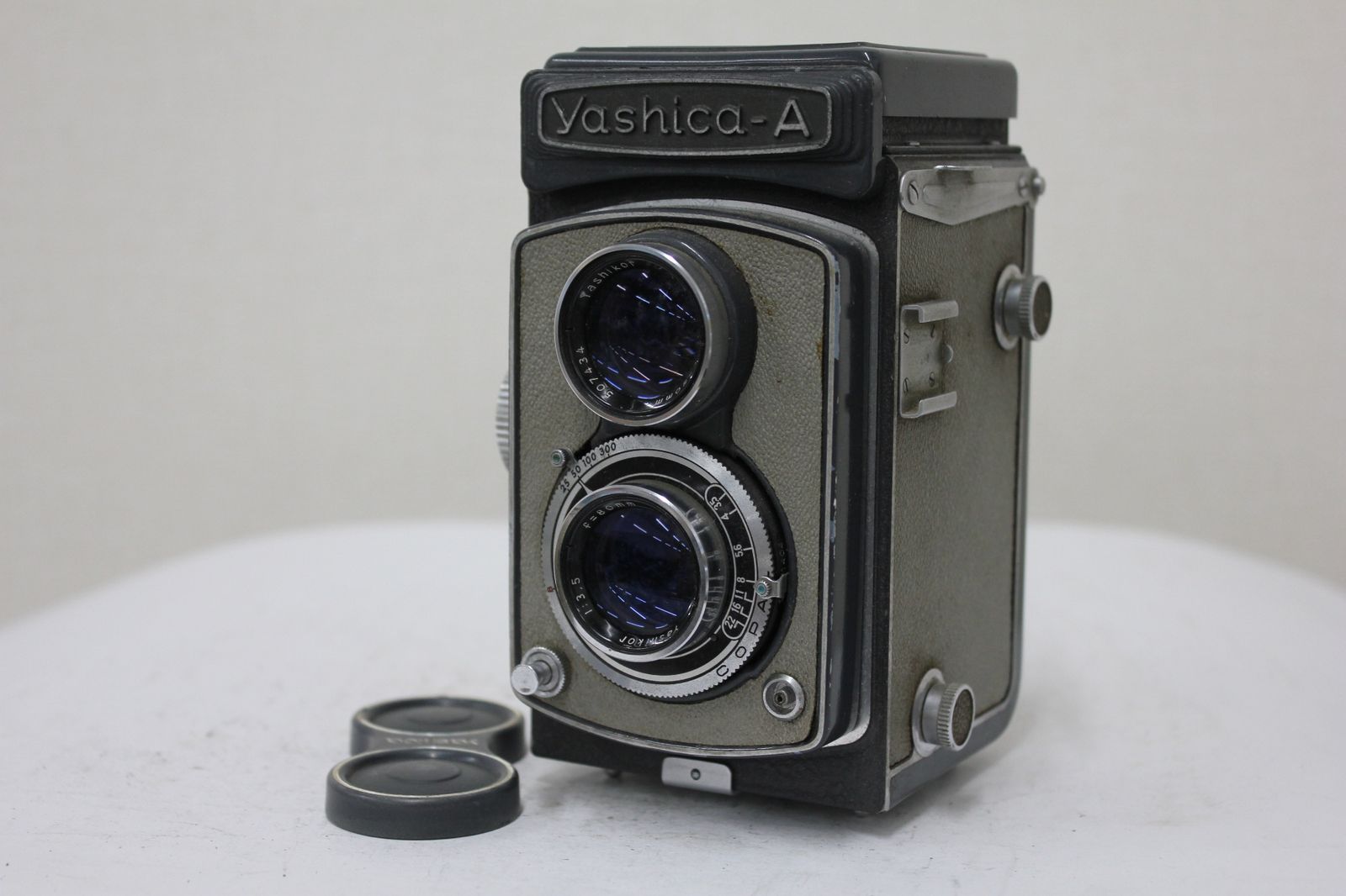 訳あり品】 ヤシカ Yashica-A Yashikor 80mm F3.5 二眼カメラ e4482