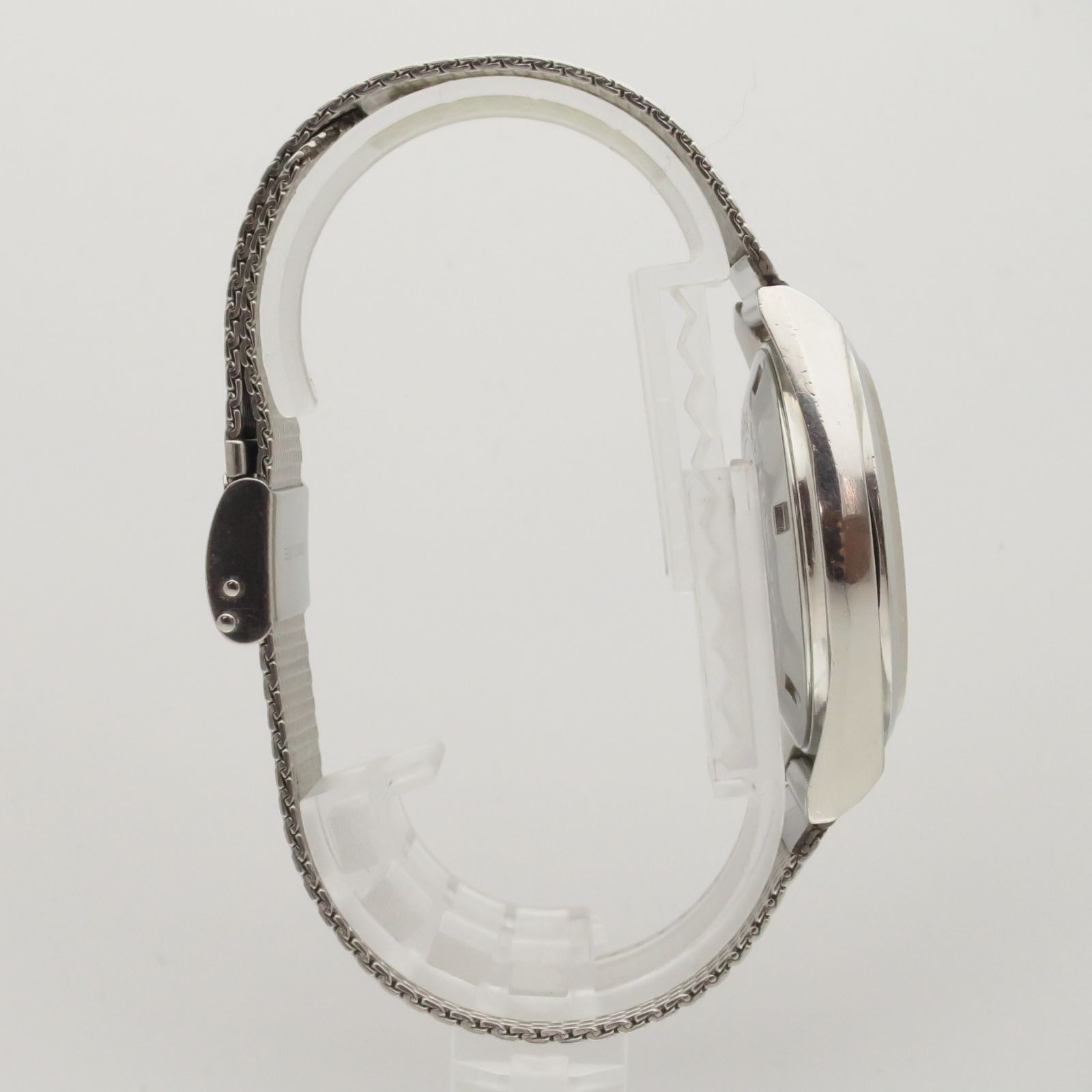  稼働品 クリスタルセブン シチズン メンズ腕時計 2939 TA 30石 自動巻 デイデイト ホワイト シルバー レトロ ヴィンテージ 廃盤 自動巻き時計 腕時計(アナログ)