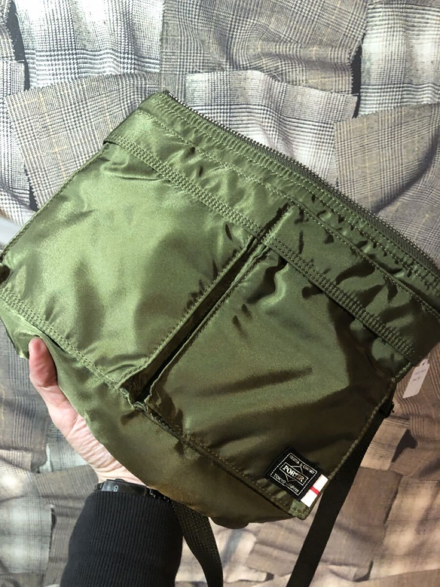 福岡 PORTER ポーター WHIZ LIMITED ウィズ リミテッド TRUNK SHOW トランク ショー ショルダー バッグ カーキ FK