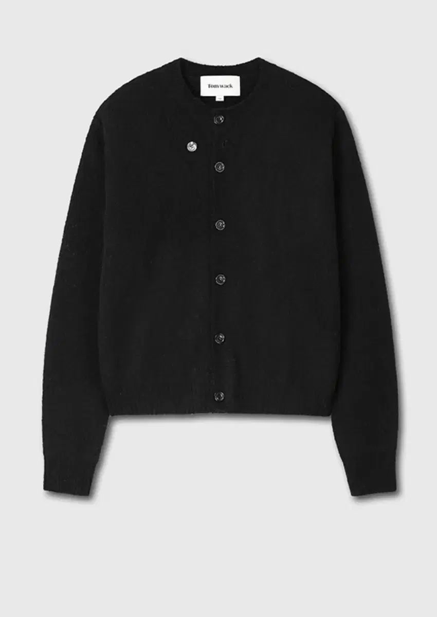 XL トニーウェック モヘア クルーネック カーディガン ブラック