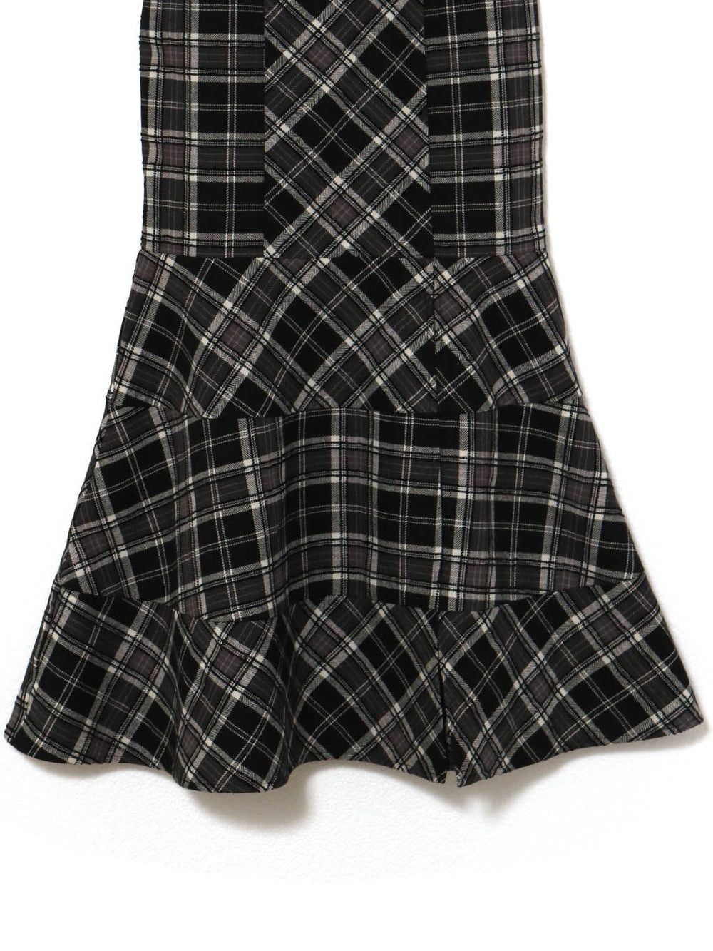 ANDMARY Juni check dress BLACK S - メルカリ