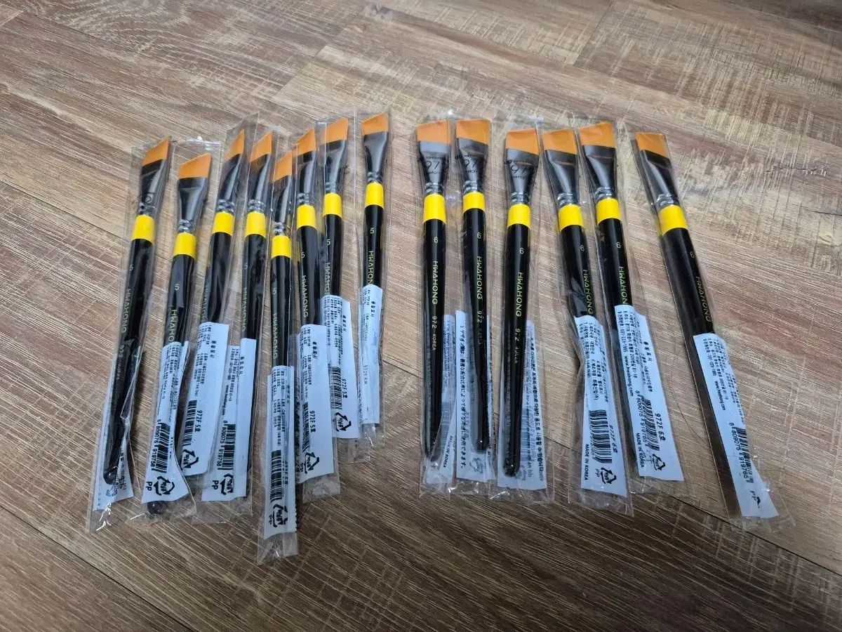 화홍 斜めボーダー筆 5号 6号 4号 まとめ