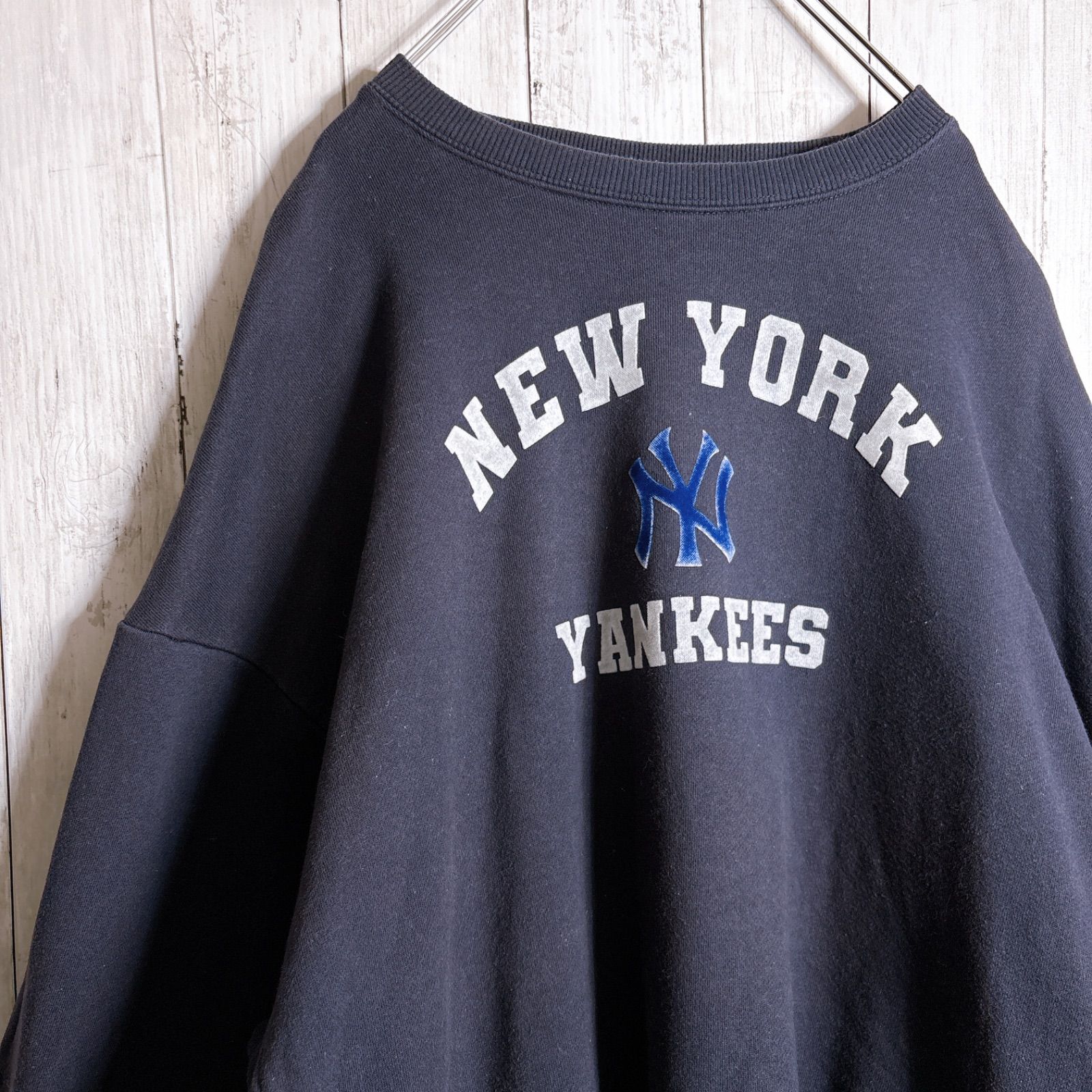 国内正規品】MLB ニューヨーク・ヤンキース ネイビー スウェット #292