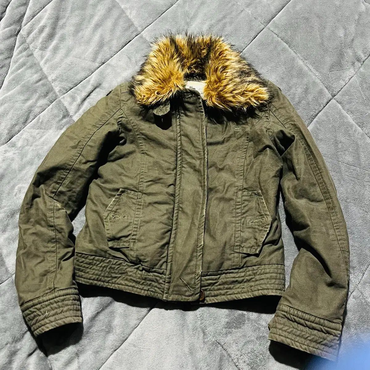 アバクロンビー ウルフ죠 タイト アウター