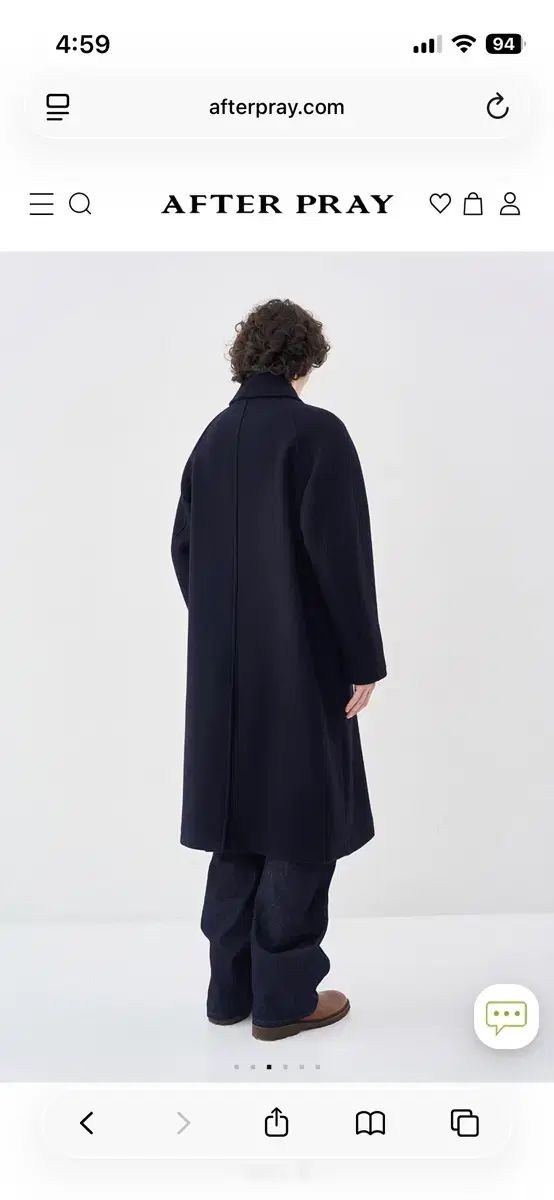 M アフタープレイ ツーリスト バルマカーン コート ネイビー