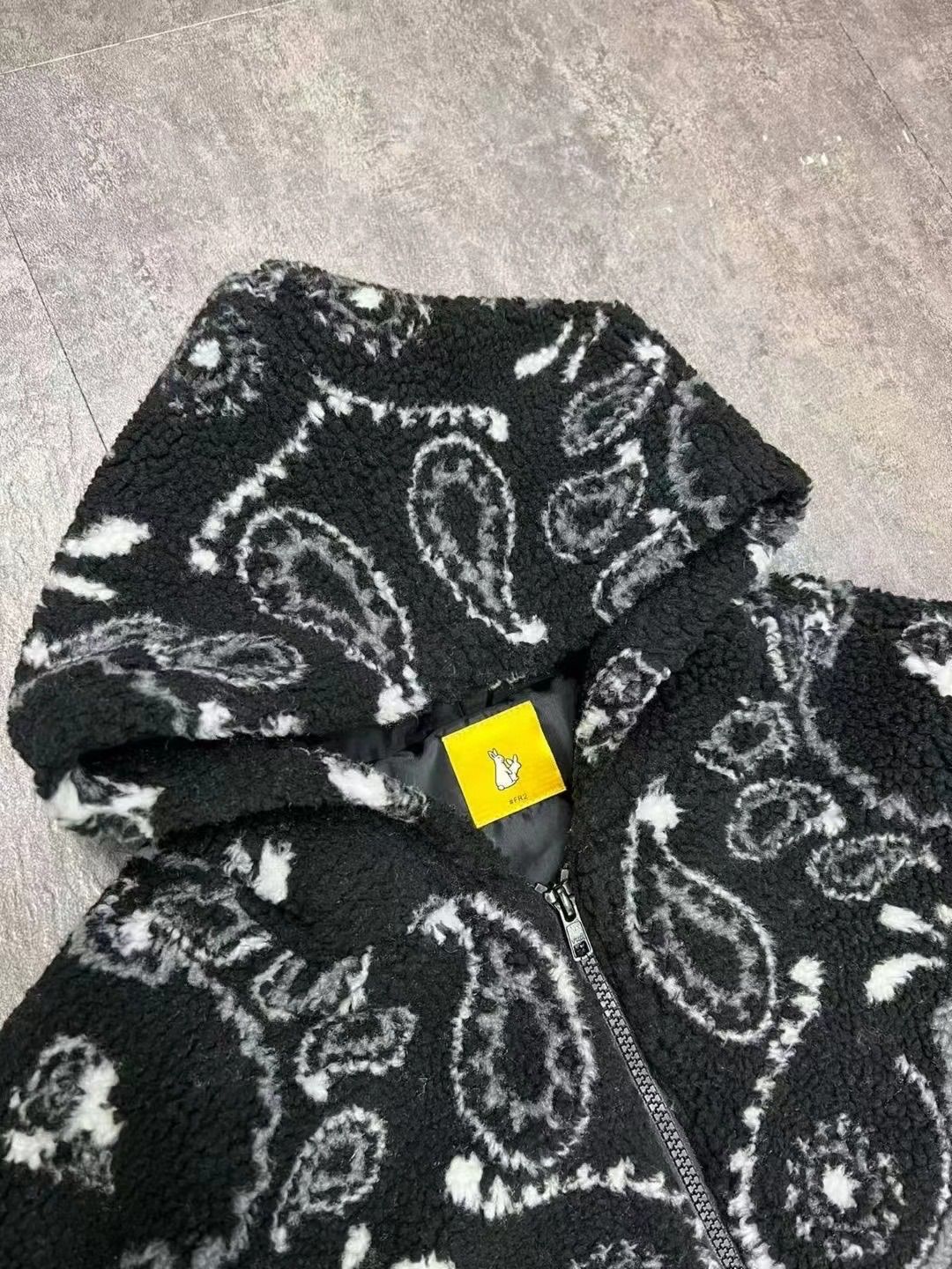 草*送様 FR2 ペイズリーフリース Paisley Fleece Hoodie 草*送様 FR2 ペイズリーフリース Paisley Fleece Hoodie