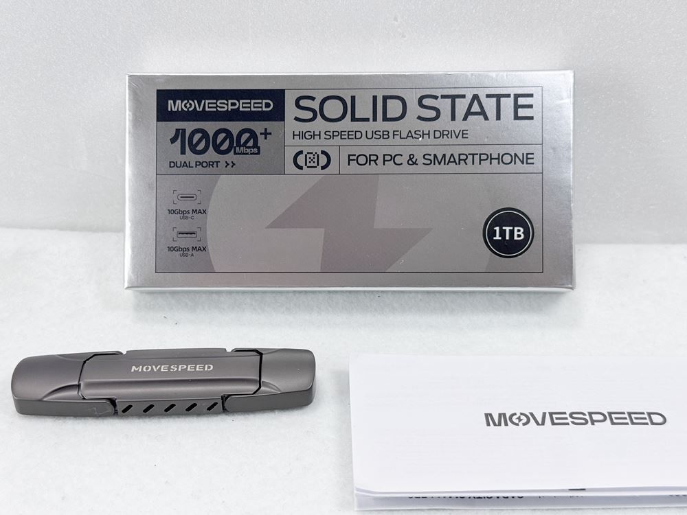 HY MOVE SPEED 外付けSSD 1 TB Type-C|Type-A 両対応 スティック型 USB 3.2 Gen 2 最大1090 MB|s PC Mac 高速データストレージ 一部地域を除く