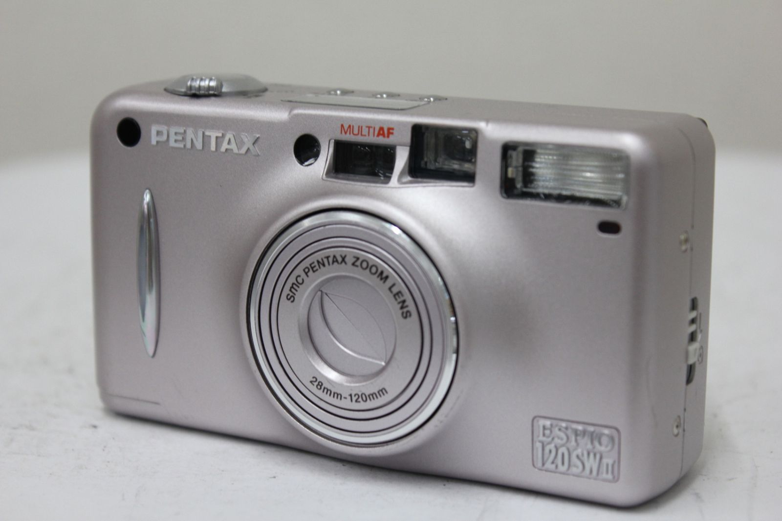 ペンタックス Pentax ESPIO 120 SW II ピンク 28 mm コンパクトカメラ e 4503