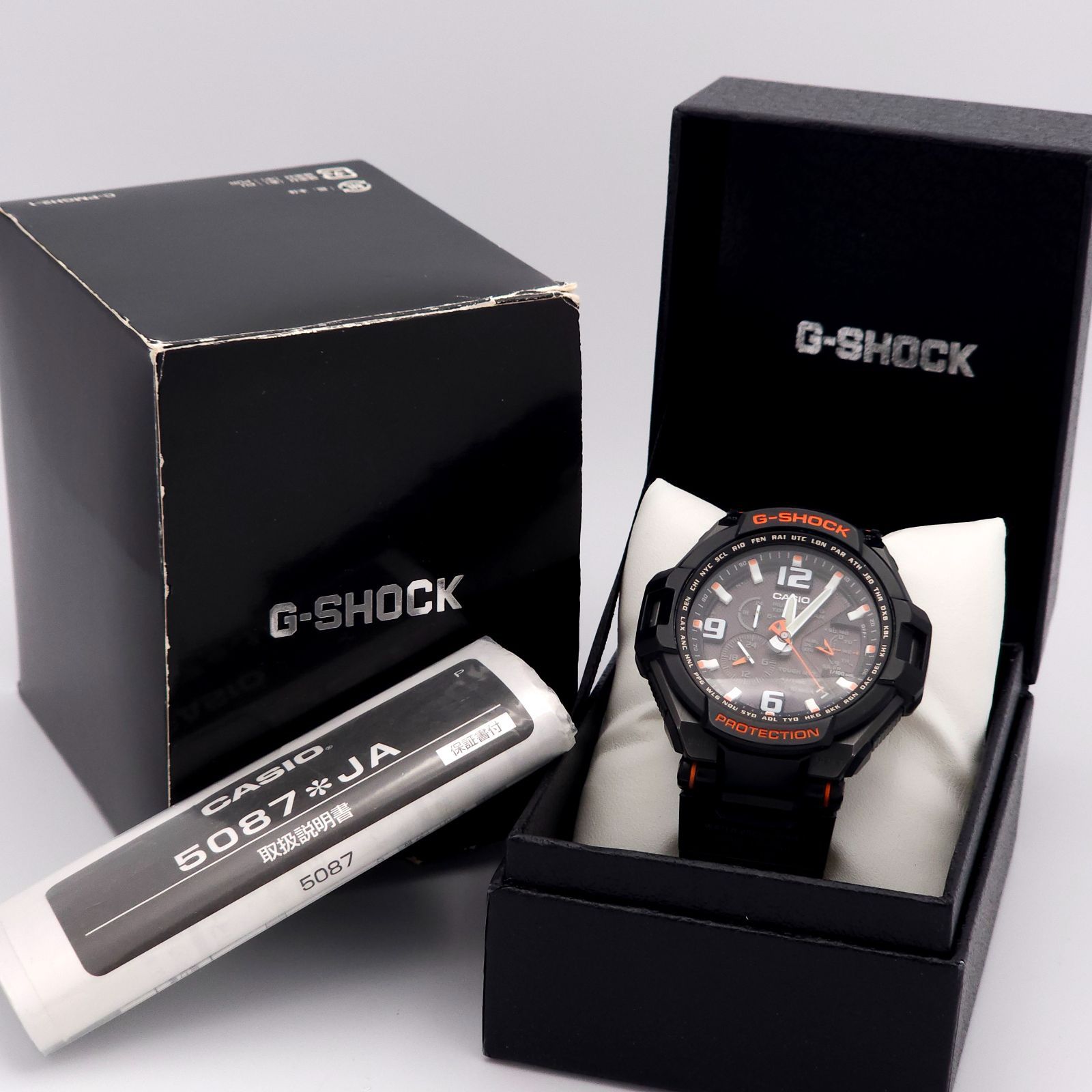 CASIO カシオ G-SHOCK スカイコックピット GW-4000 ソーラー電波 動作