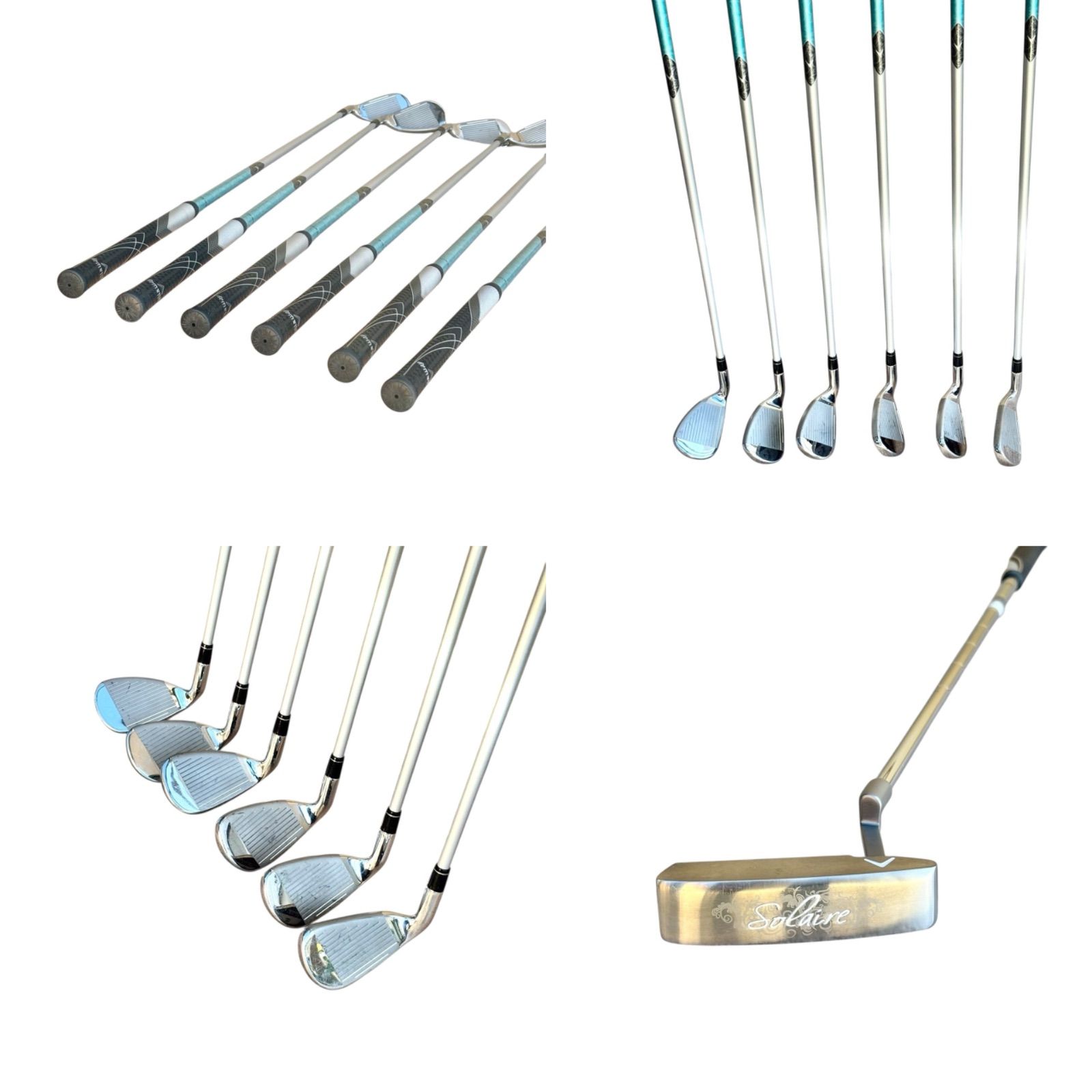 ゴルフクラブセット ブルー13本セット