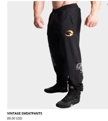 ガスプ ヴィンテージ スウェットパンツ