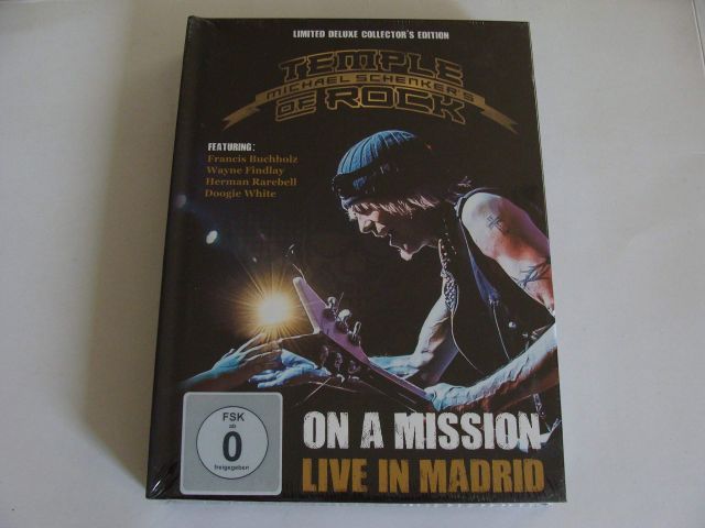 Michael Schenkers Temple Of Rock On a Mission Live in Madrid 2 CD Blu ray