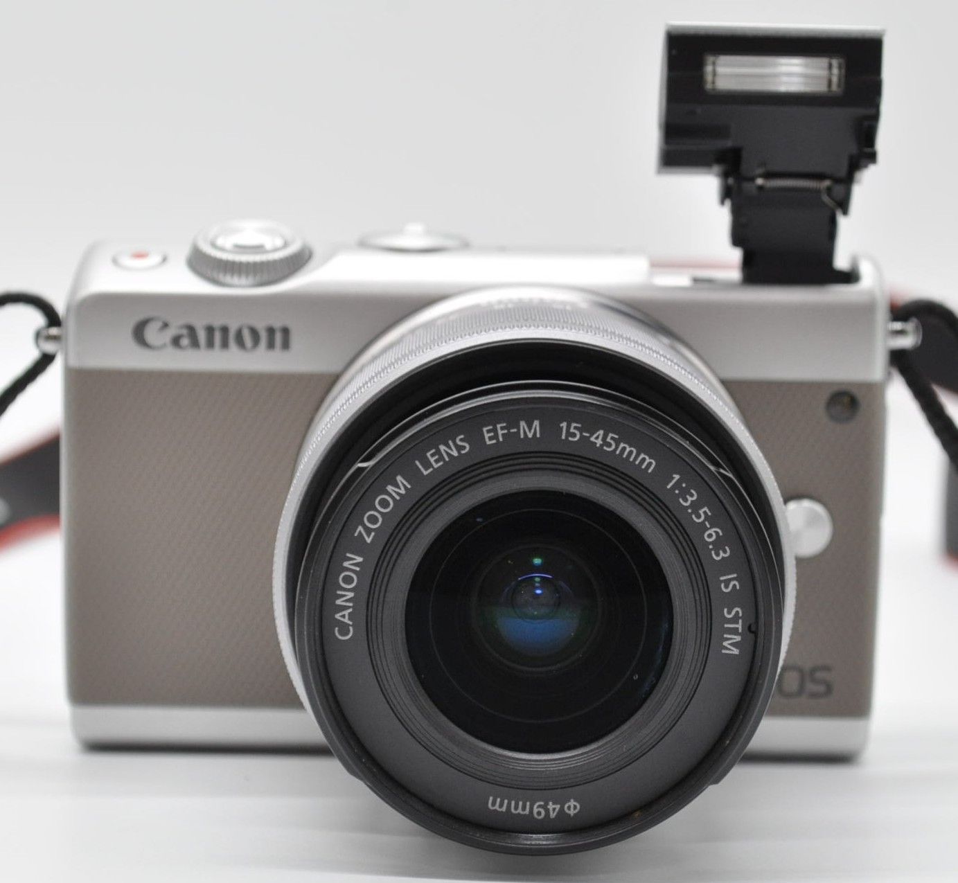  上品! Canon キヤノン EOS M 100 カメラレンズキットシルバー EF 15 45 3 5 6 IS STM ミラーレス一眼 デジタルカメラ